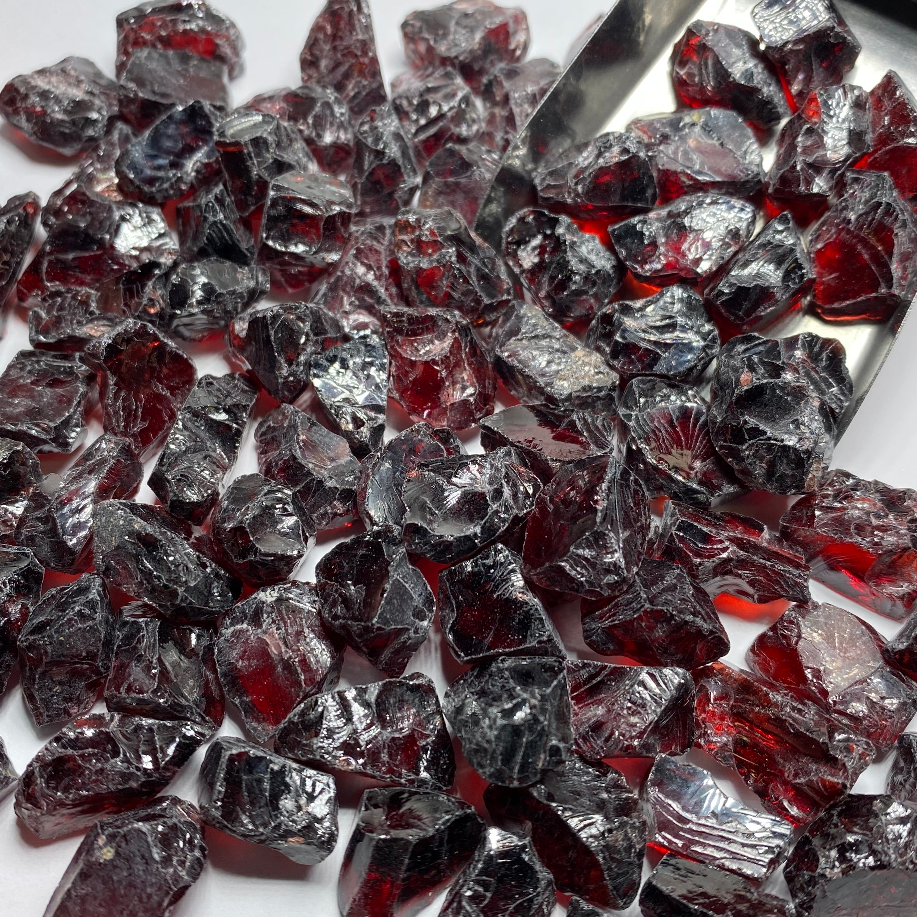 Chrome Pyrope - Bigger Sizes 2-4 grams  - Mozambique (Bulk)