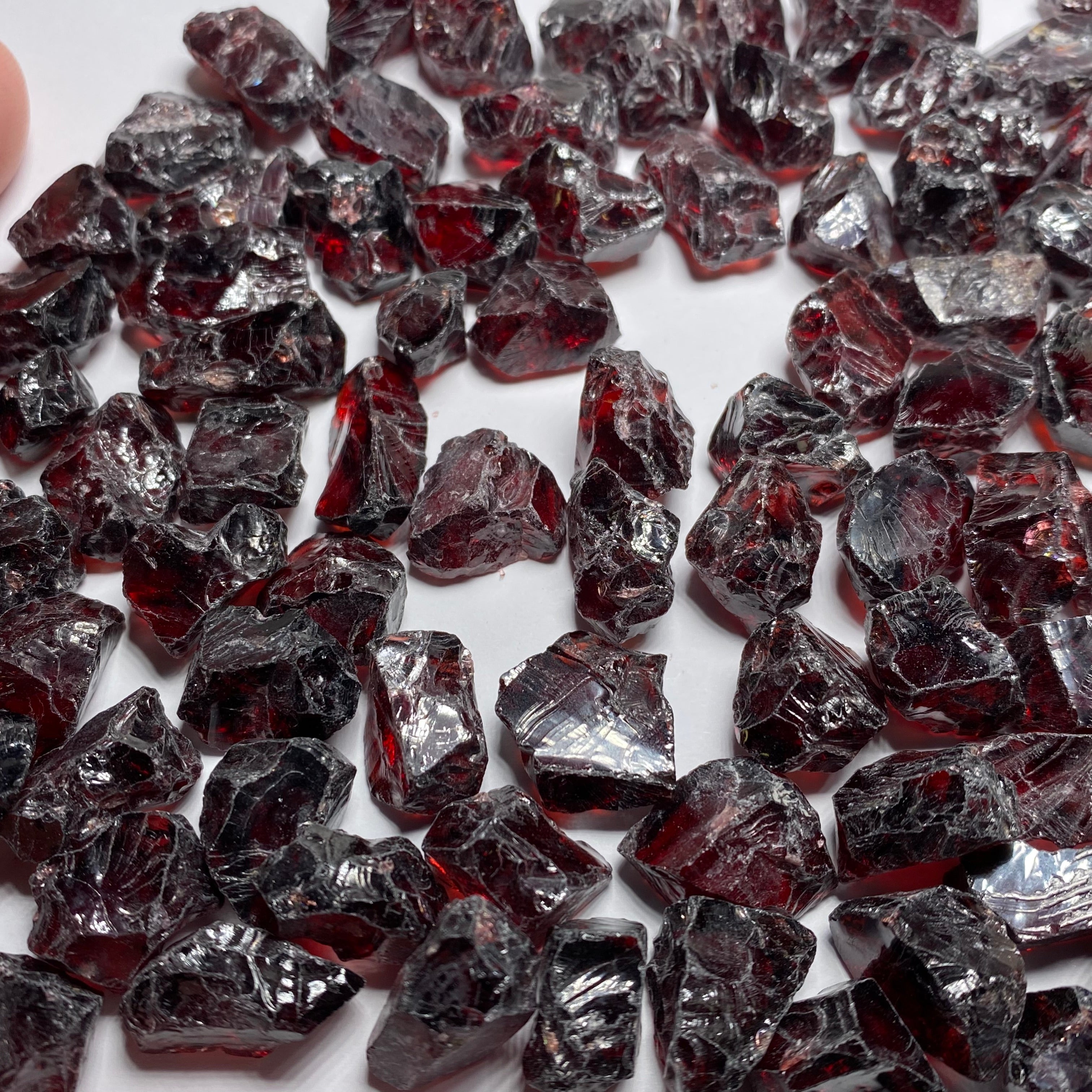 Chrome Pyrope - Bigger Sizes 2-4 grams  - Mozambique (Bulk)