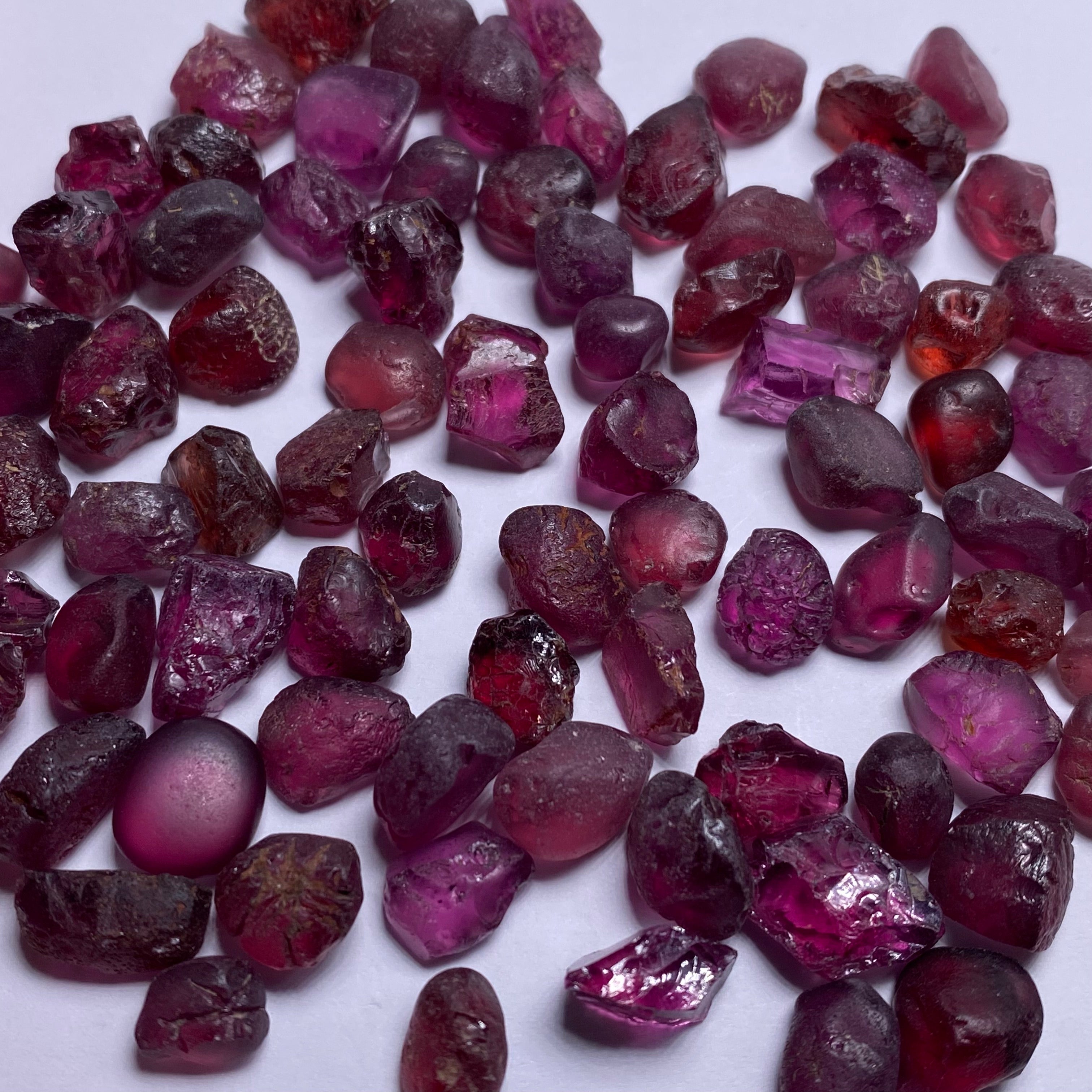 Rhodolite -0.5 - 0.9 grams  - Tanzania (Bulk)