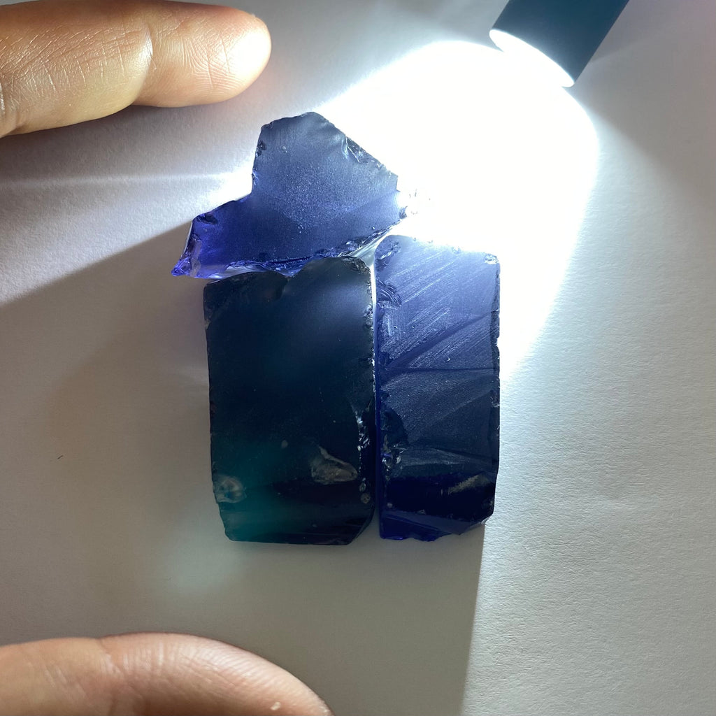 Ocean Grey Cubic Zirconia - Color Shift