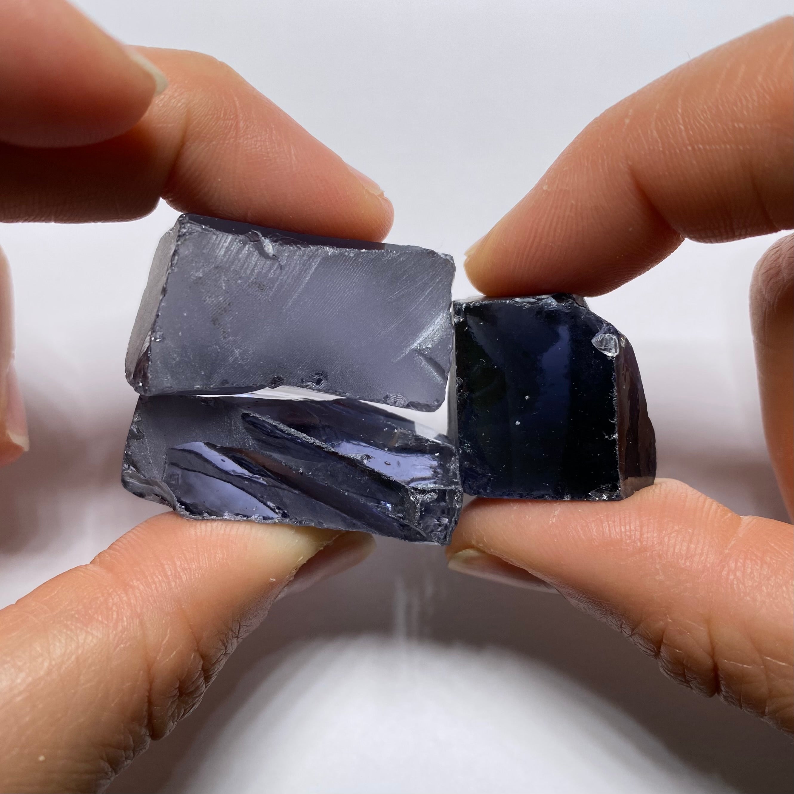 Ocean Grey Cubic Zirconia - Color Shift