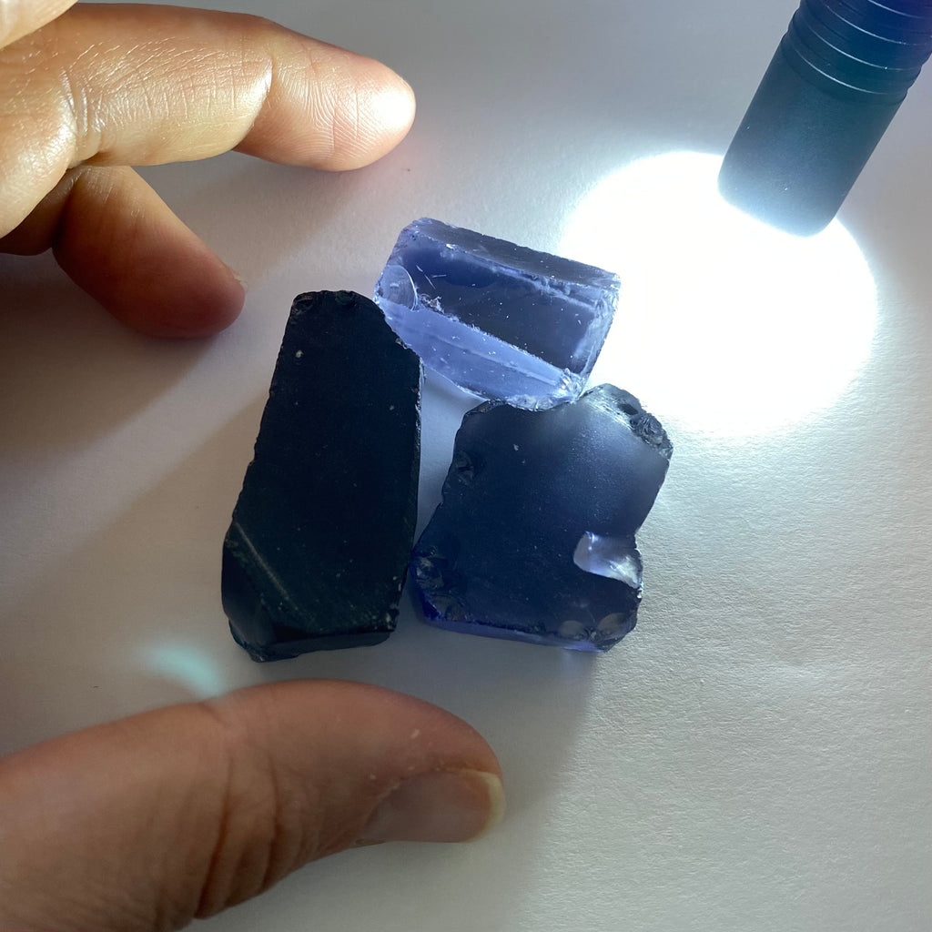 Ocean Grey Cubic Zirconia - Color Shift