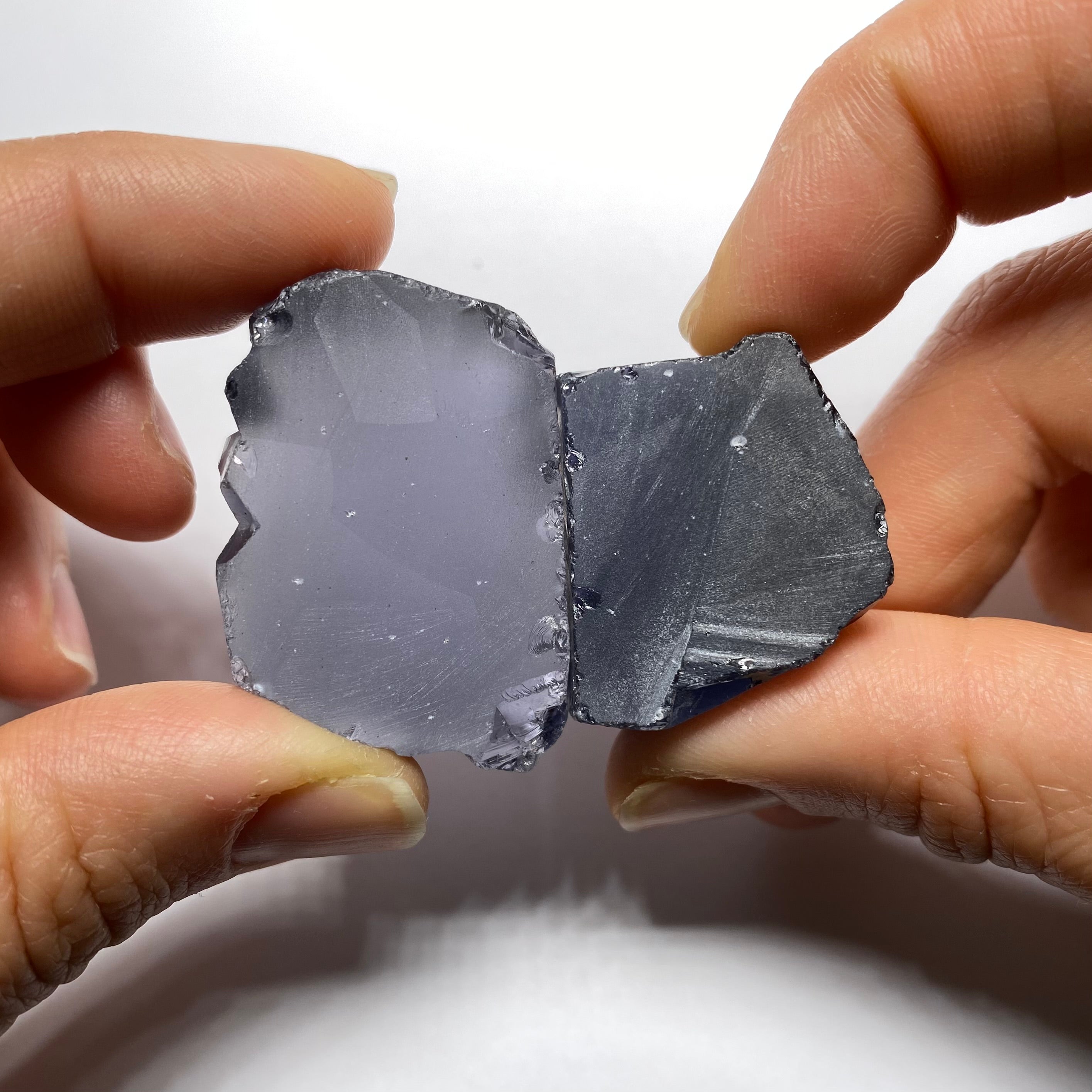 Ocean Grey Cubic Zirconia - Color Shift
