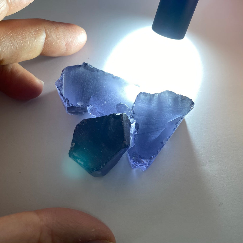 Ocean Grey Cubic Zirconia - Color Shift