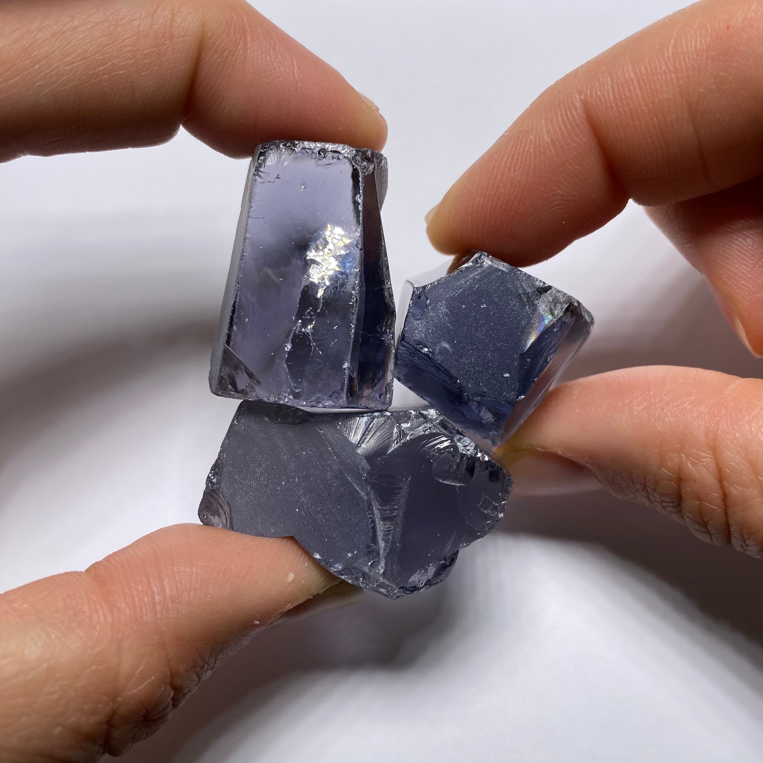Ocean Grey Cubic Zirconia - Color Shift