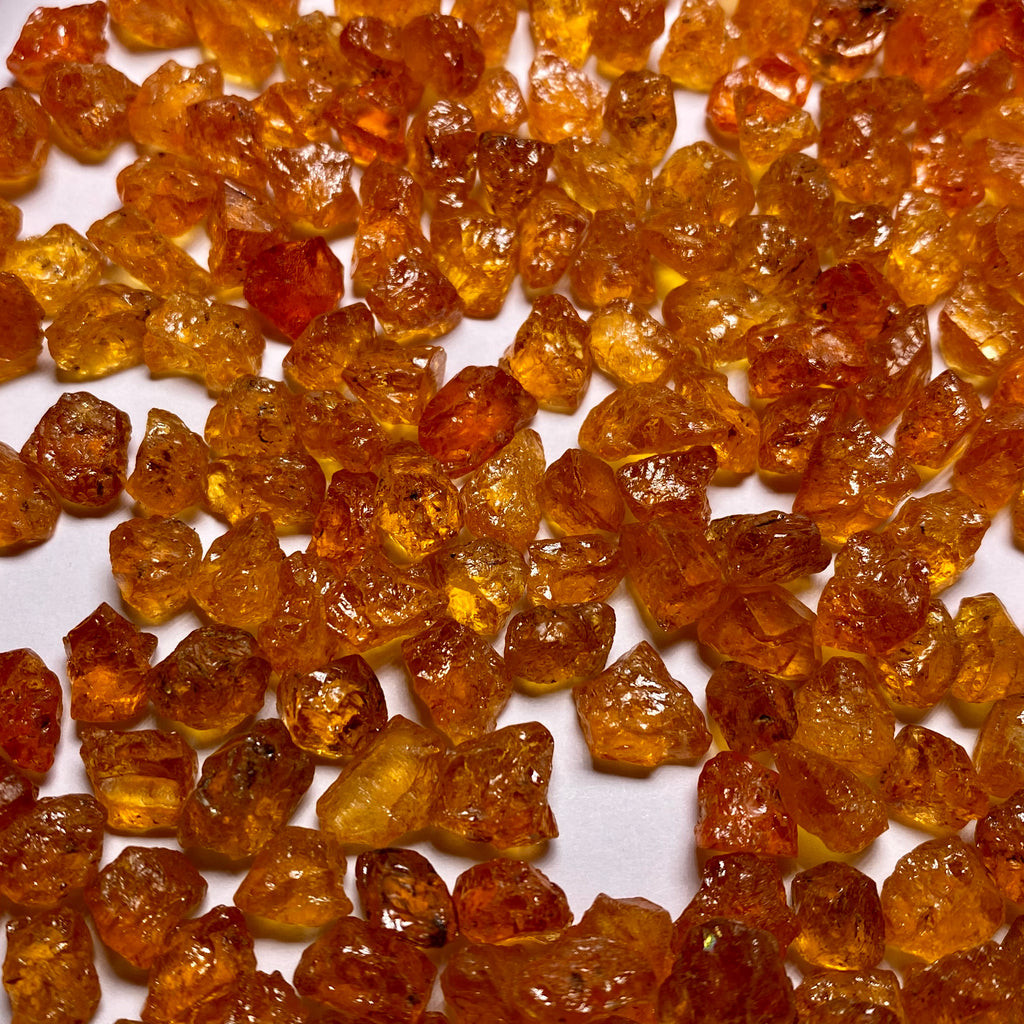 Spessartite - Loliondo, Tanzania .5+ gram sizes Bulk