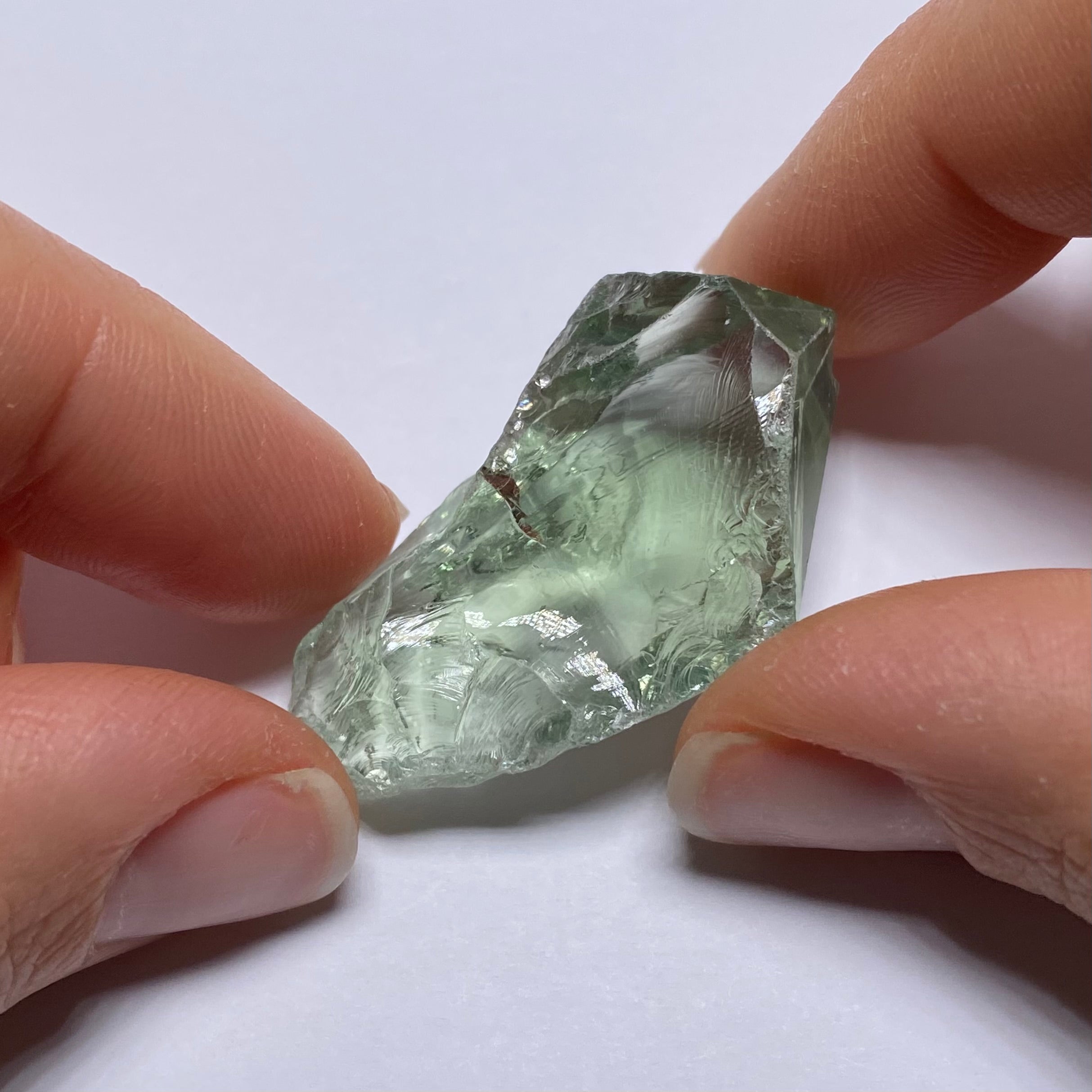 Prasiolite | Quartz | Facet Rough | Faceting Rough | Gem Rough – Joe ...