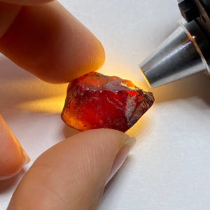 Red Zircon - Tanzania