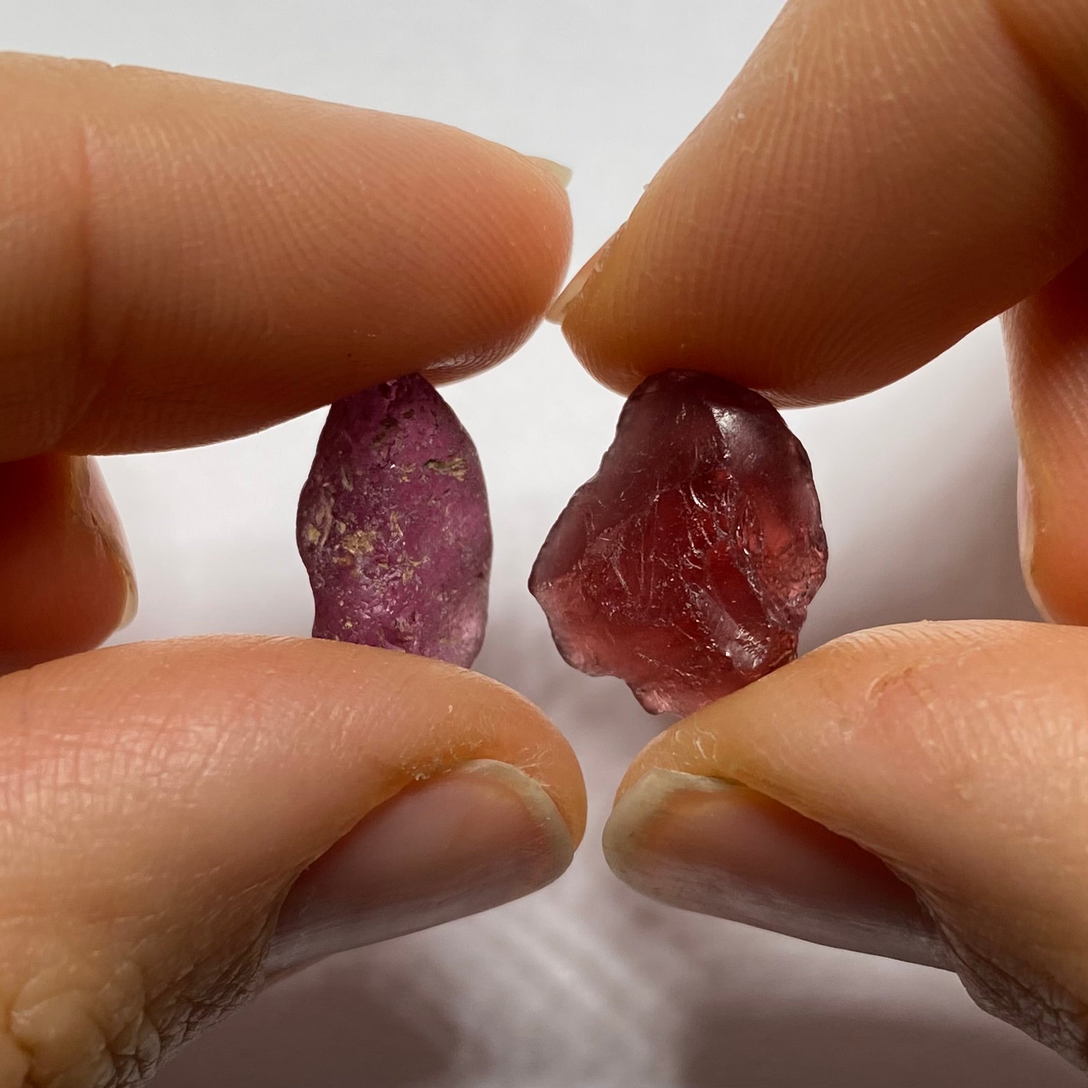 Malaya & Rhodolite Garnet - Tanzania (Special Deal)