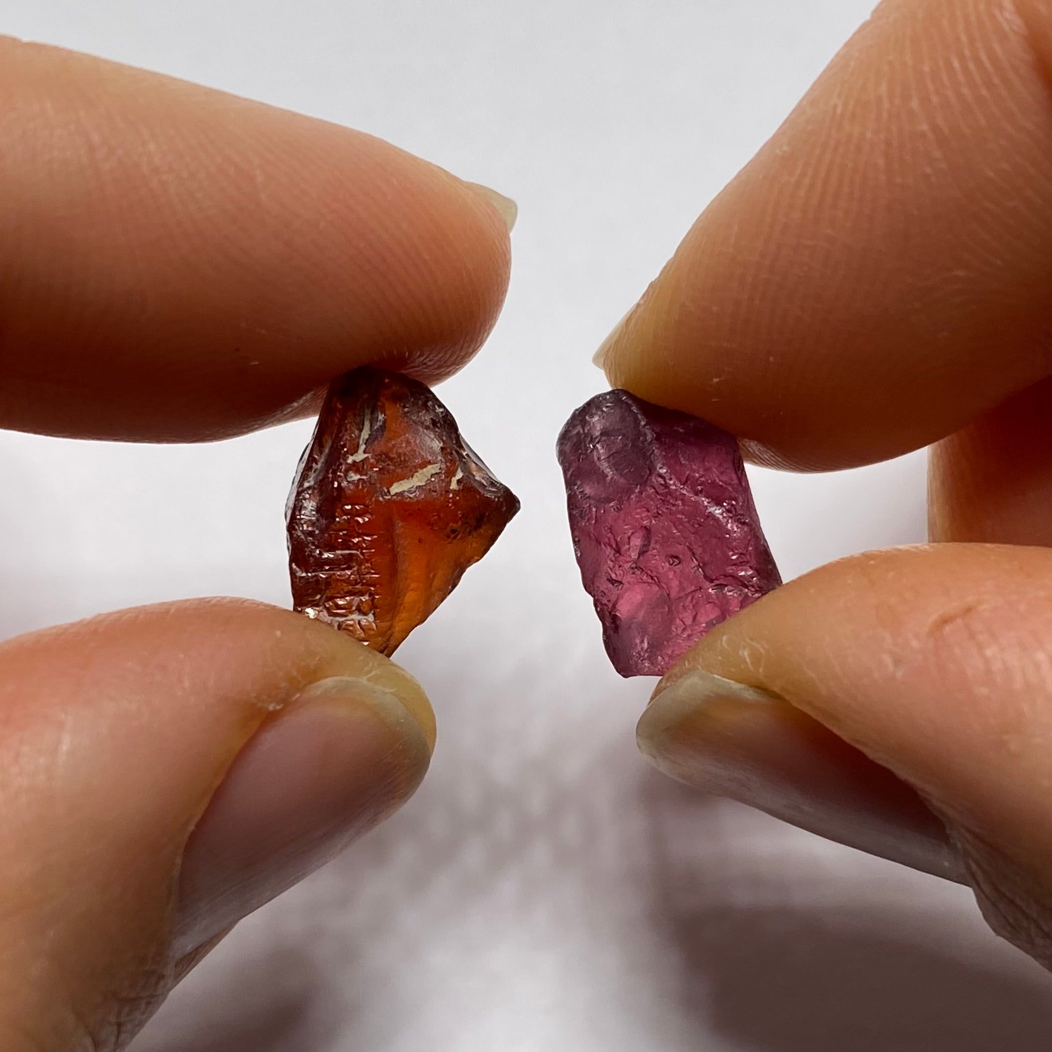 Malaya & Rhodolite Garnet - Tanzania (Special Deal)