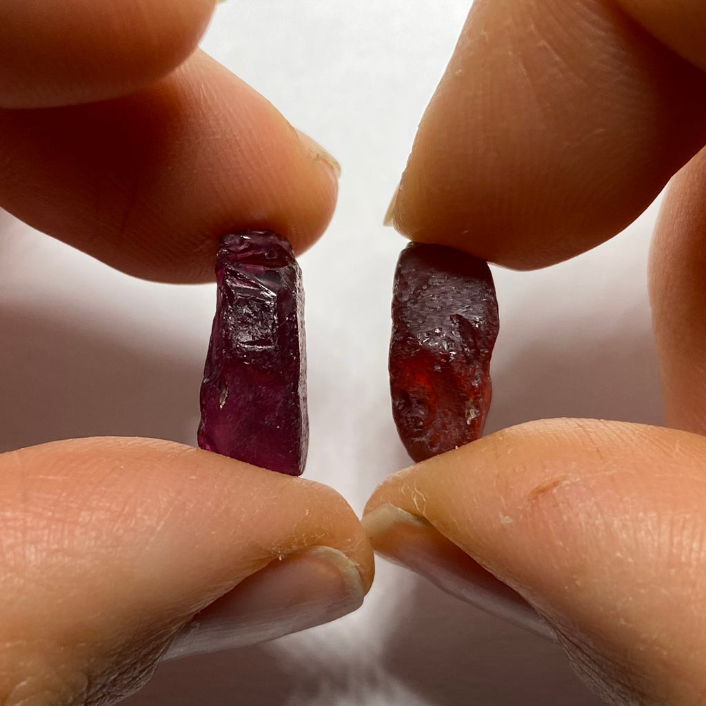 Malaya & Rhodolite Garnet - Tanzania (Special Deal)