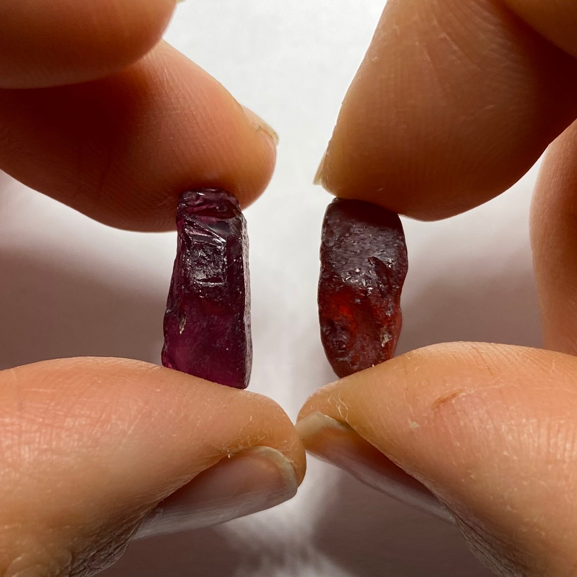 Malaya & Rhodolite Garnet - Tanzania (Special Deal)