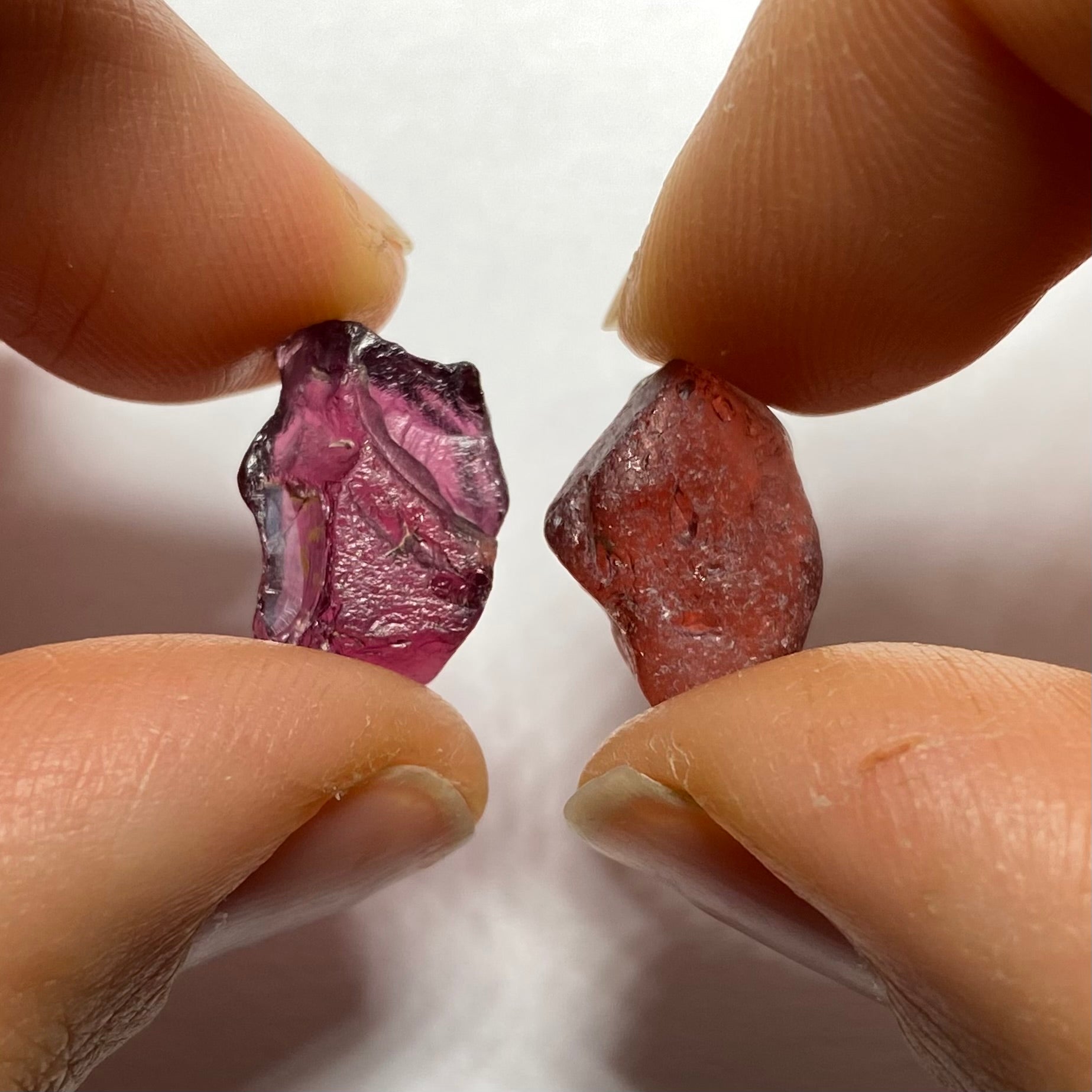 Malaya & Rhodolite Garnet - Tanzania (Special Deal)