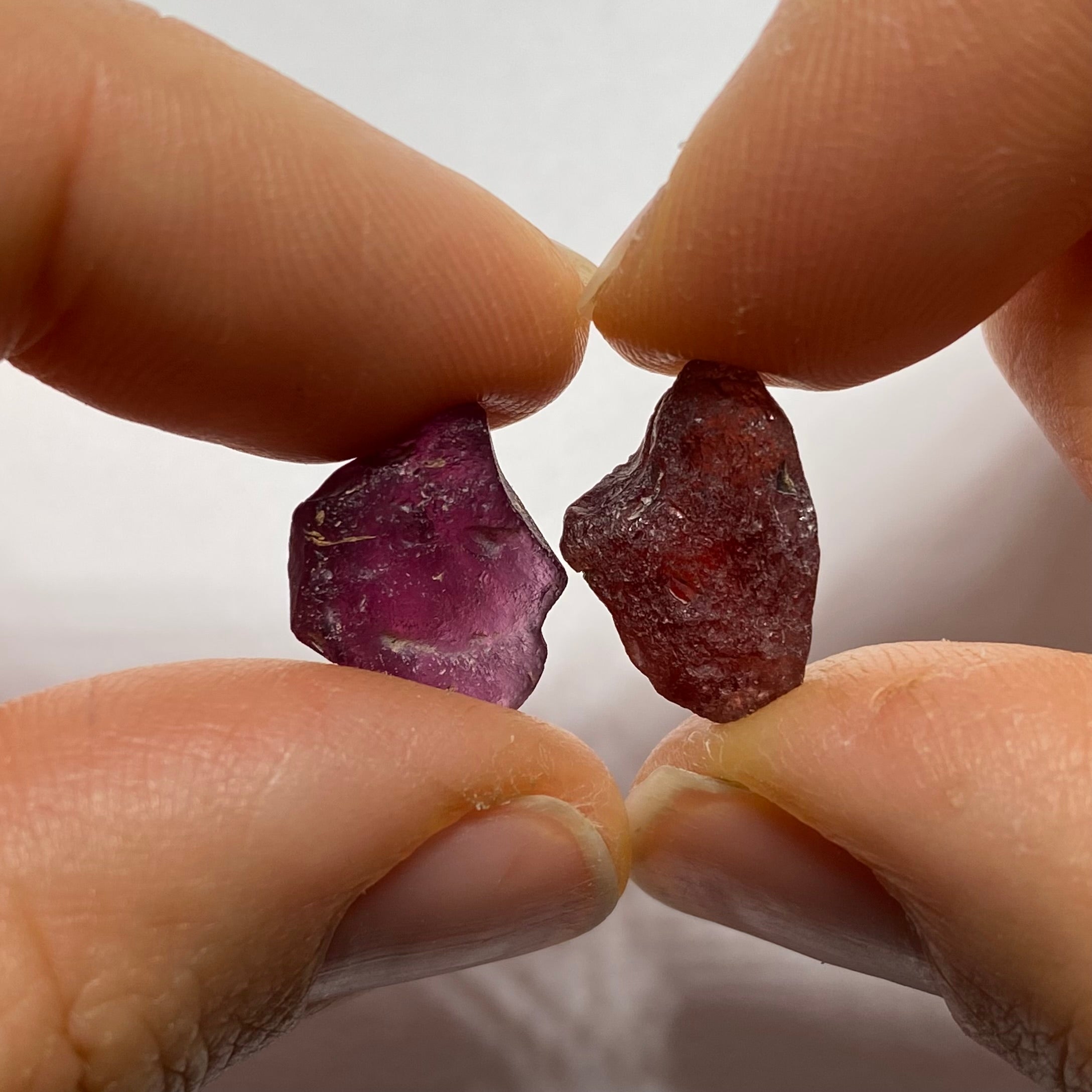 Malaya & Rhodolite Garnet - Tanzania (Special Deal)
