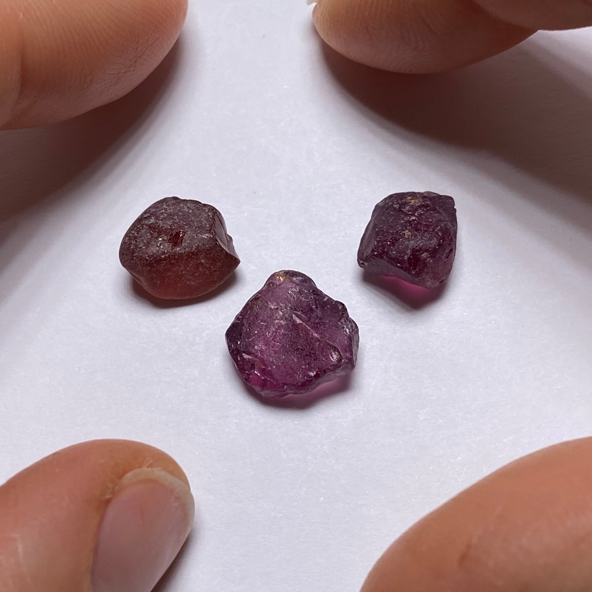 Malaya & Rhodolite Garnet - Tanzania (Special Deal)
