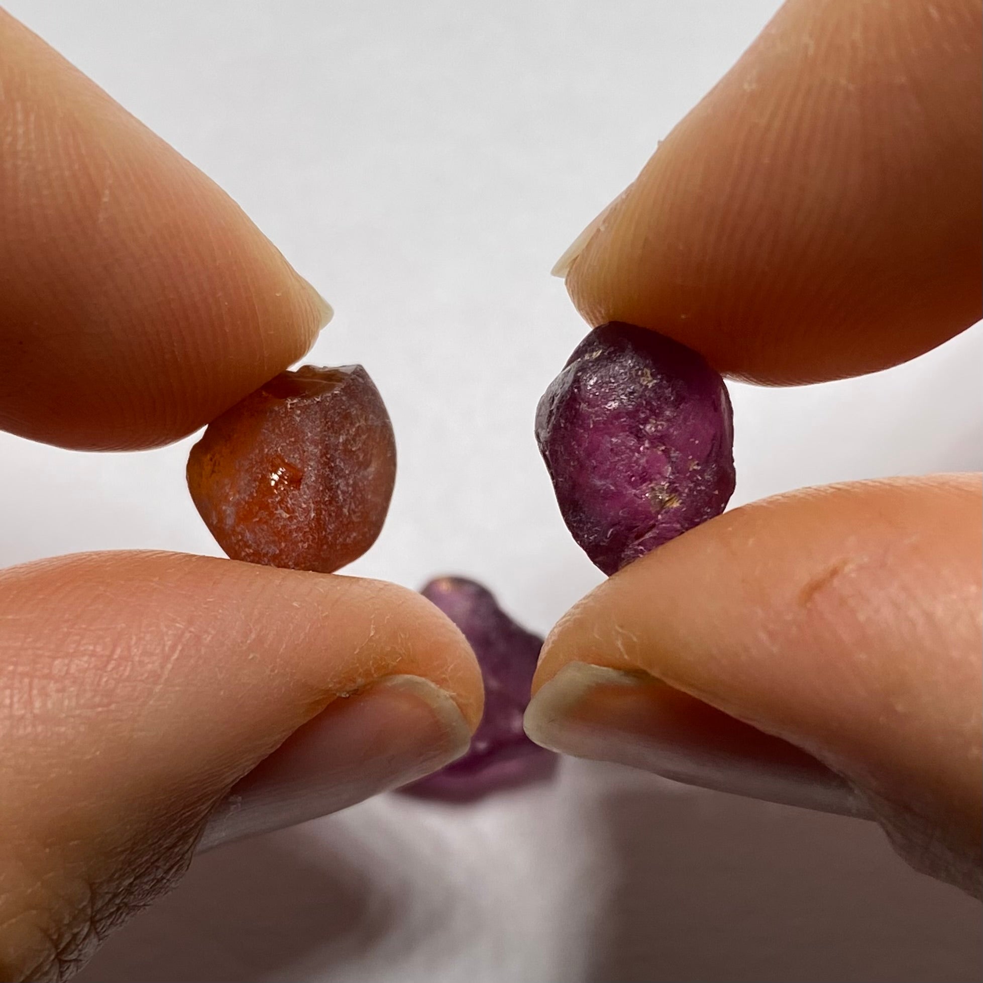 Malaya & Rhodolite Garnet - Tanzania (Special Deal)