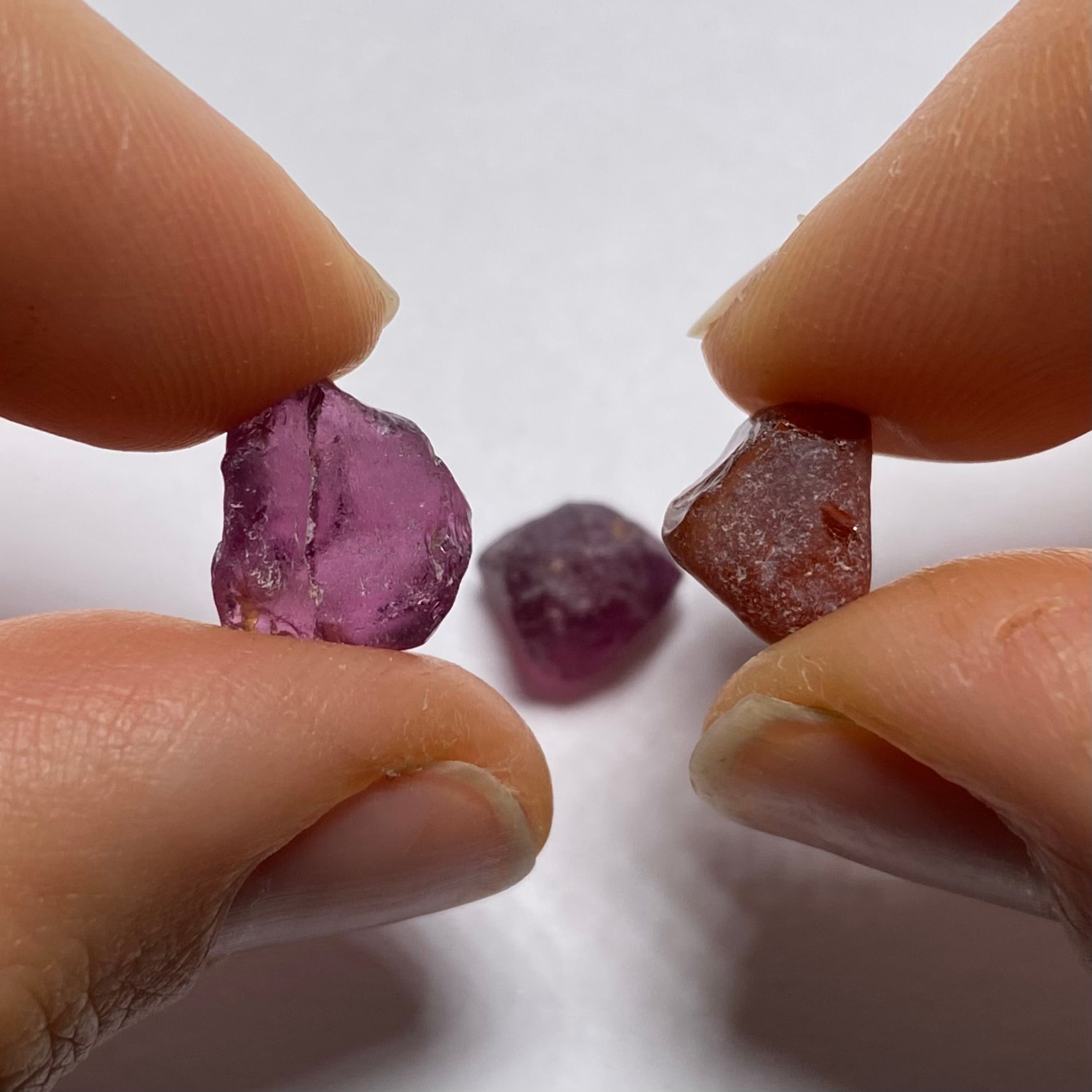 Malaya & Rhodolite Garnet - Tanzania (Special Deal)