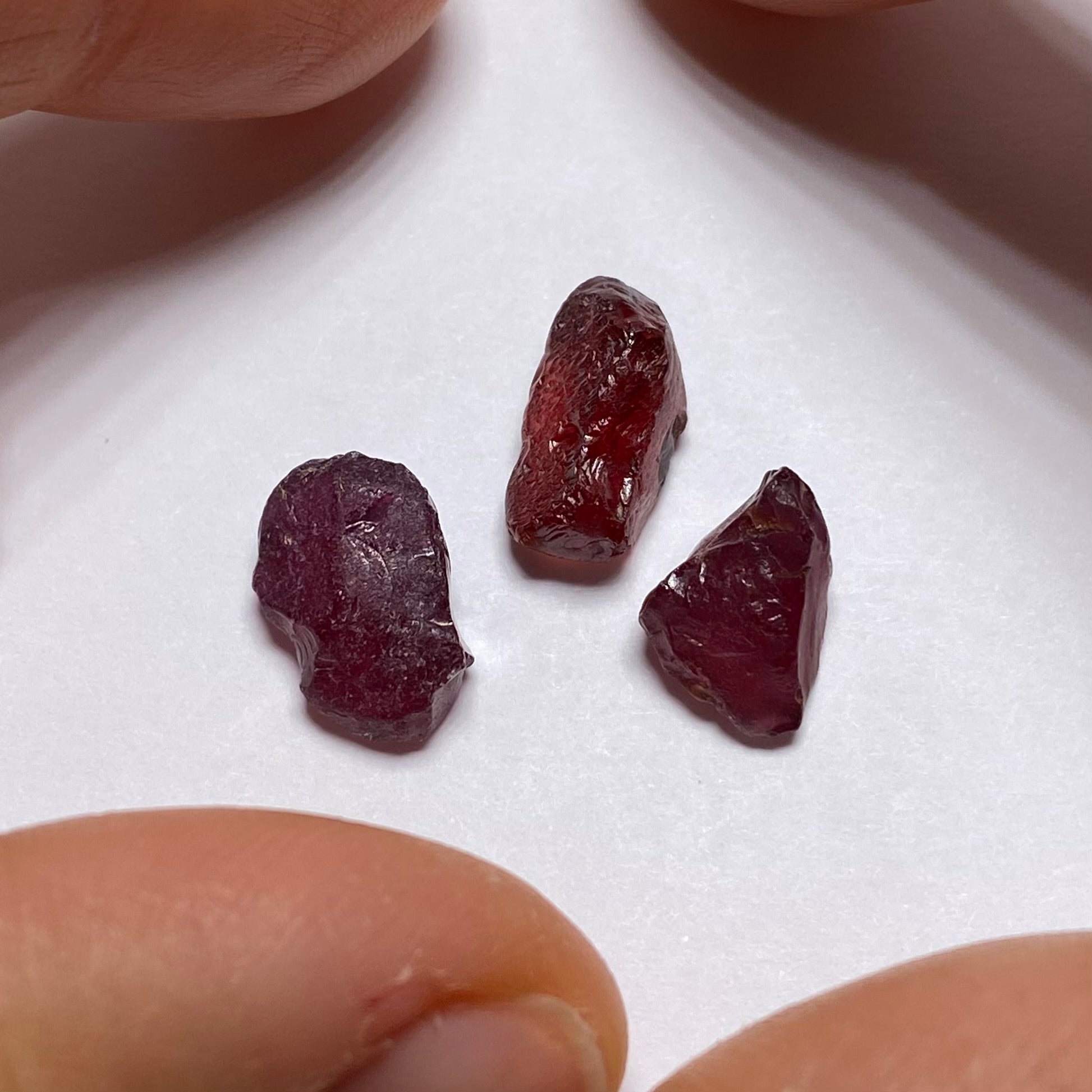 Malaya & Rhodolite Garnet - Tanzania (Special Deal)