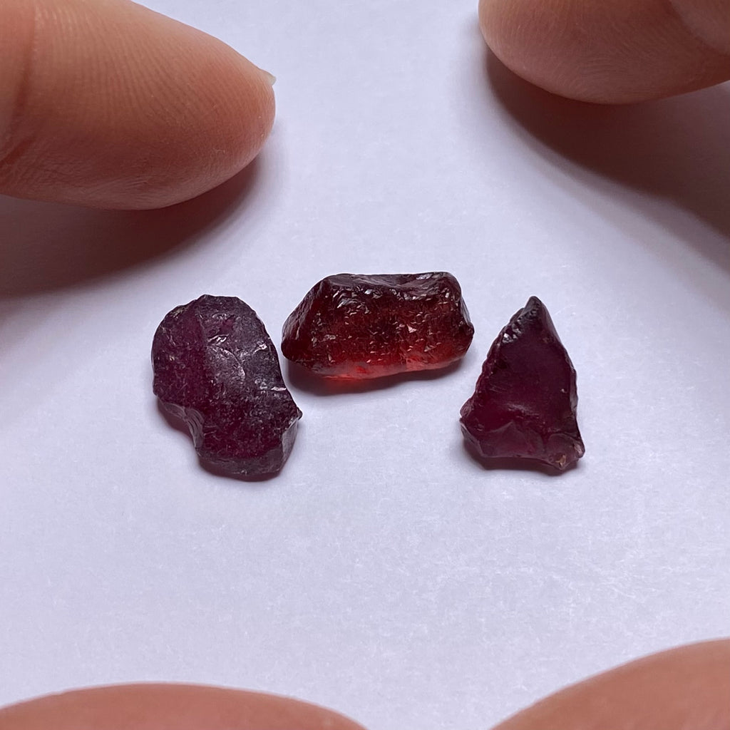 Malaya & Rhodolite Garnet - Tanzania (Special Deal)