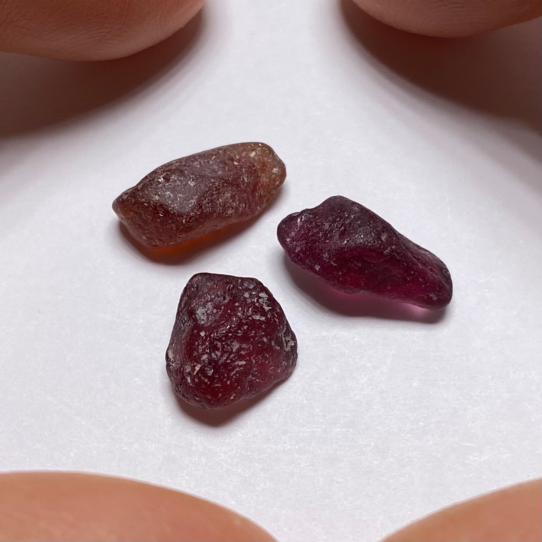 Malaya & Rhodolite Garnet - Tanzania (Special Deal)