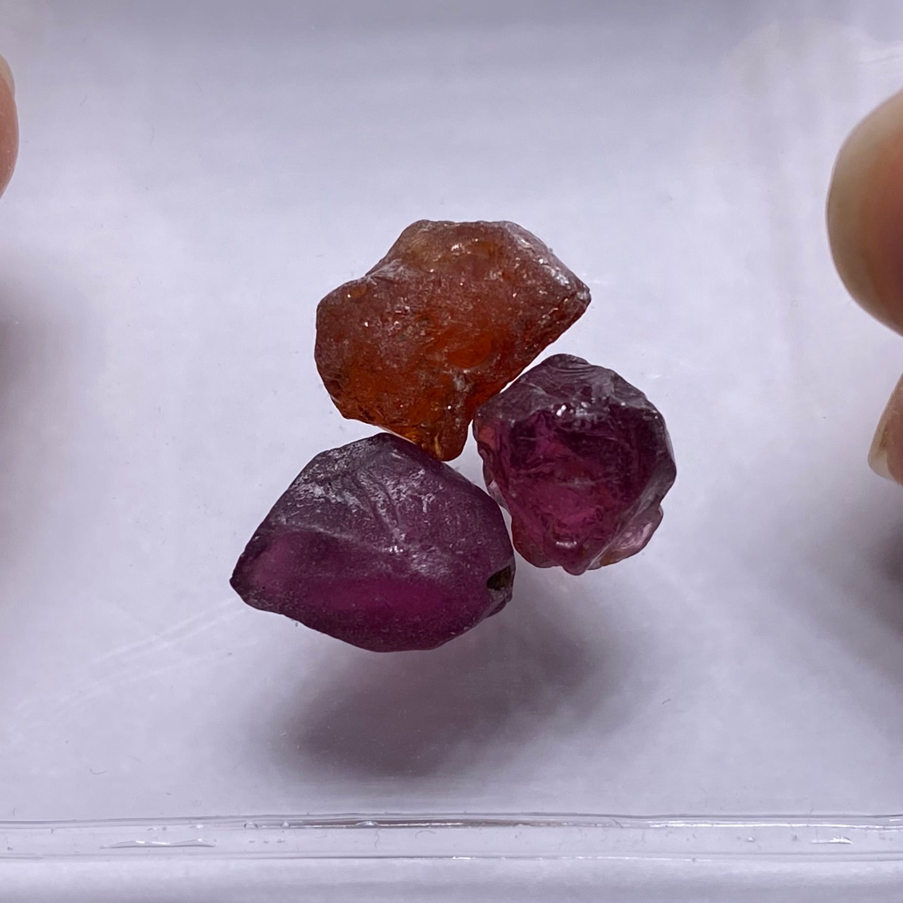 Malaya & Rhodolite Garnet - Tanzania (Special Deal)