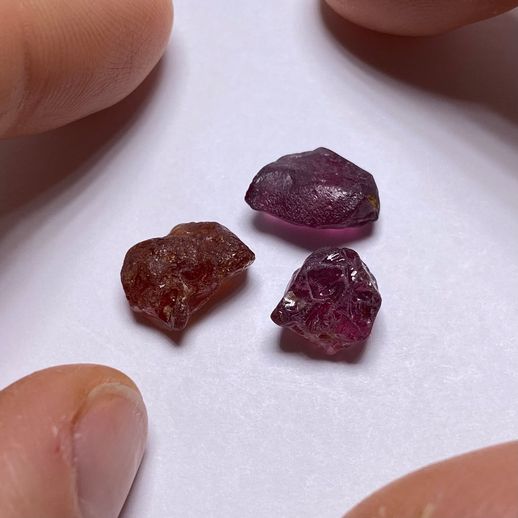 Malaya & Rhodolite Garnet - Tanzania (Special Deal)