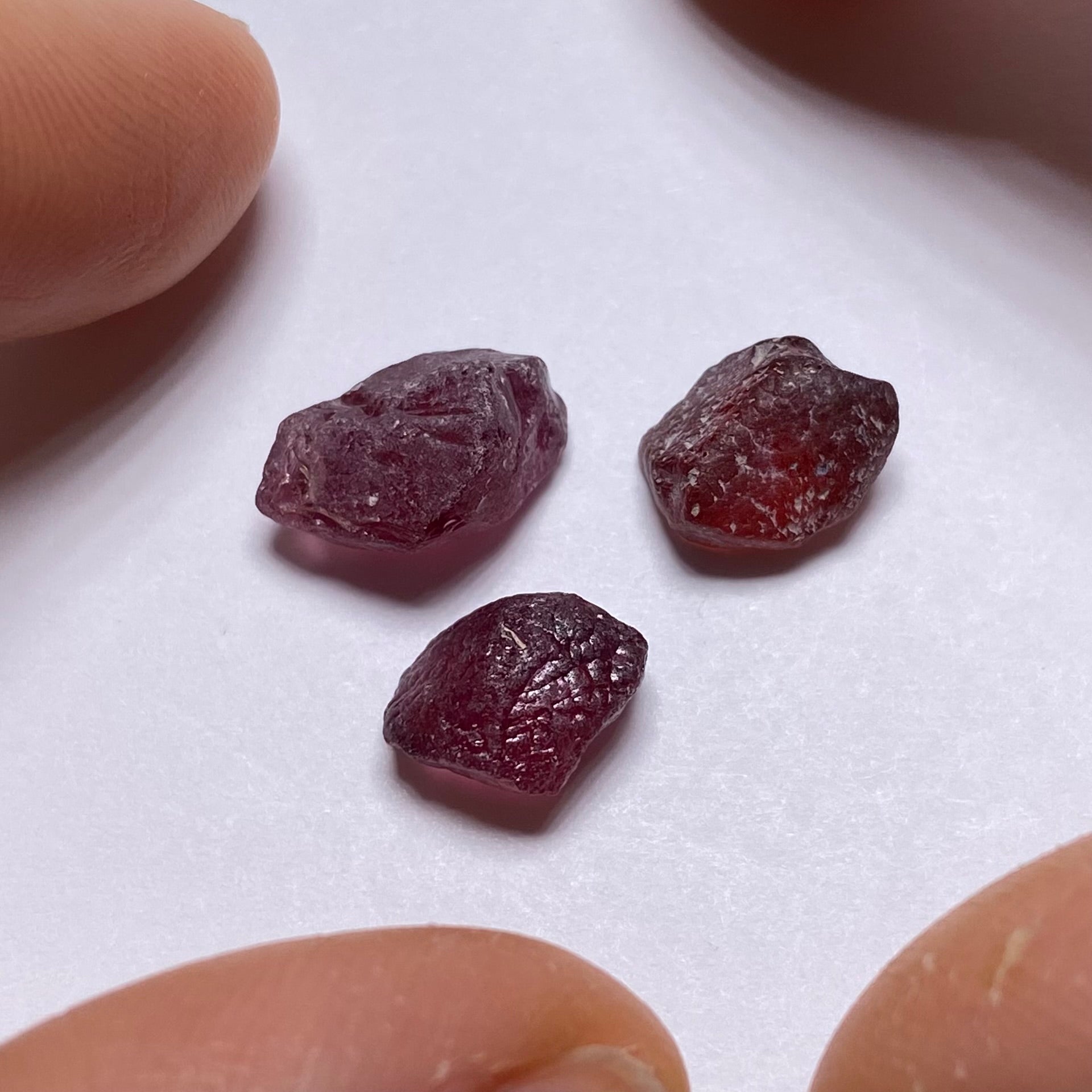 Malaya & Rhodolite Garnet - Tanzania (Special Deal)