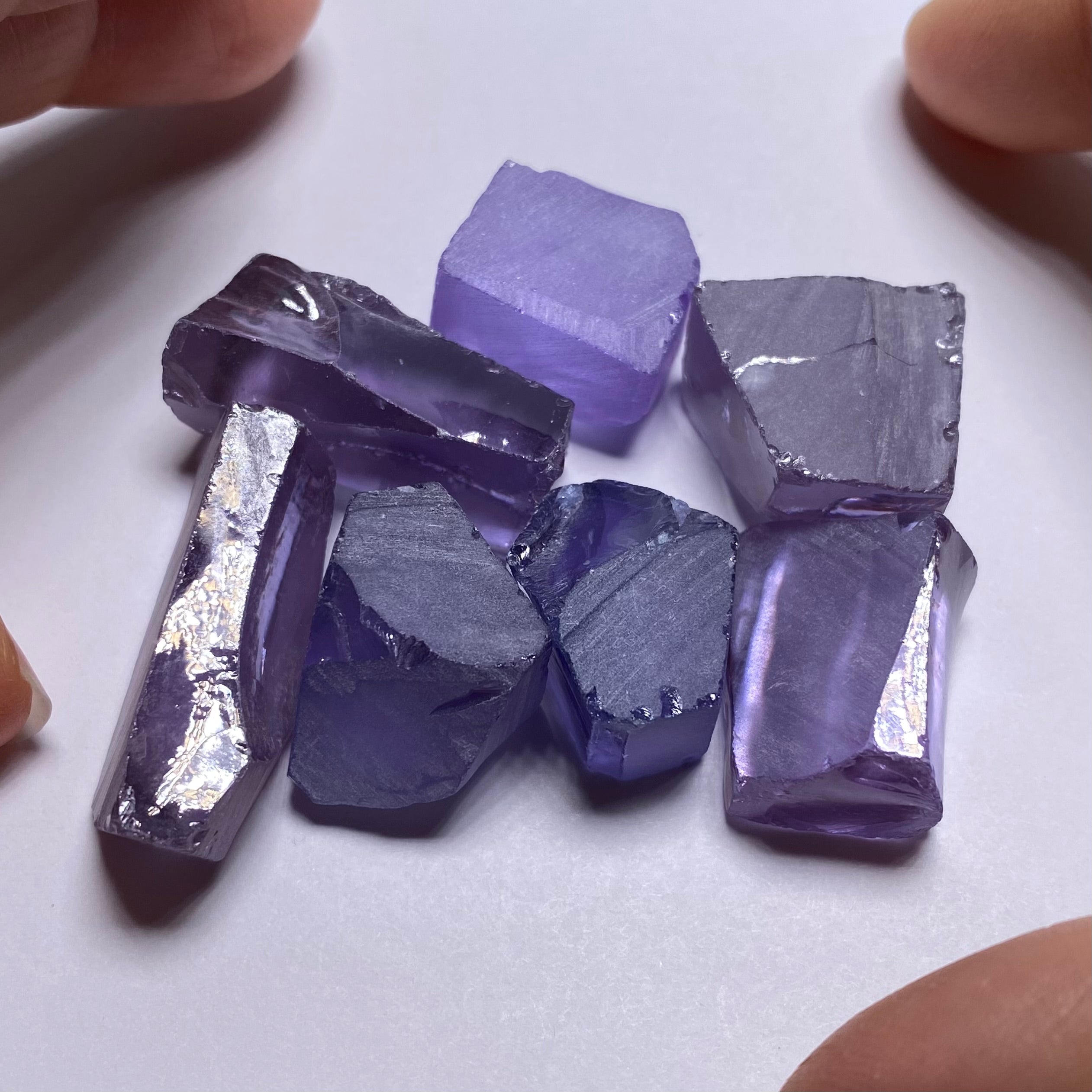 Color Shift Cubic Zirconia #4 Pink/Blue/Purple