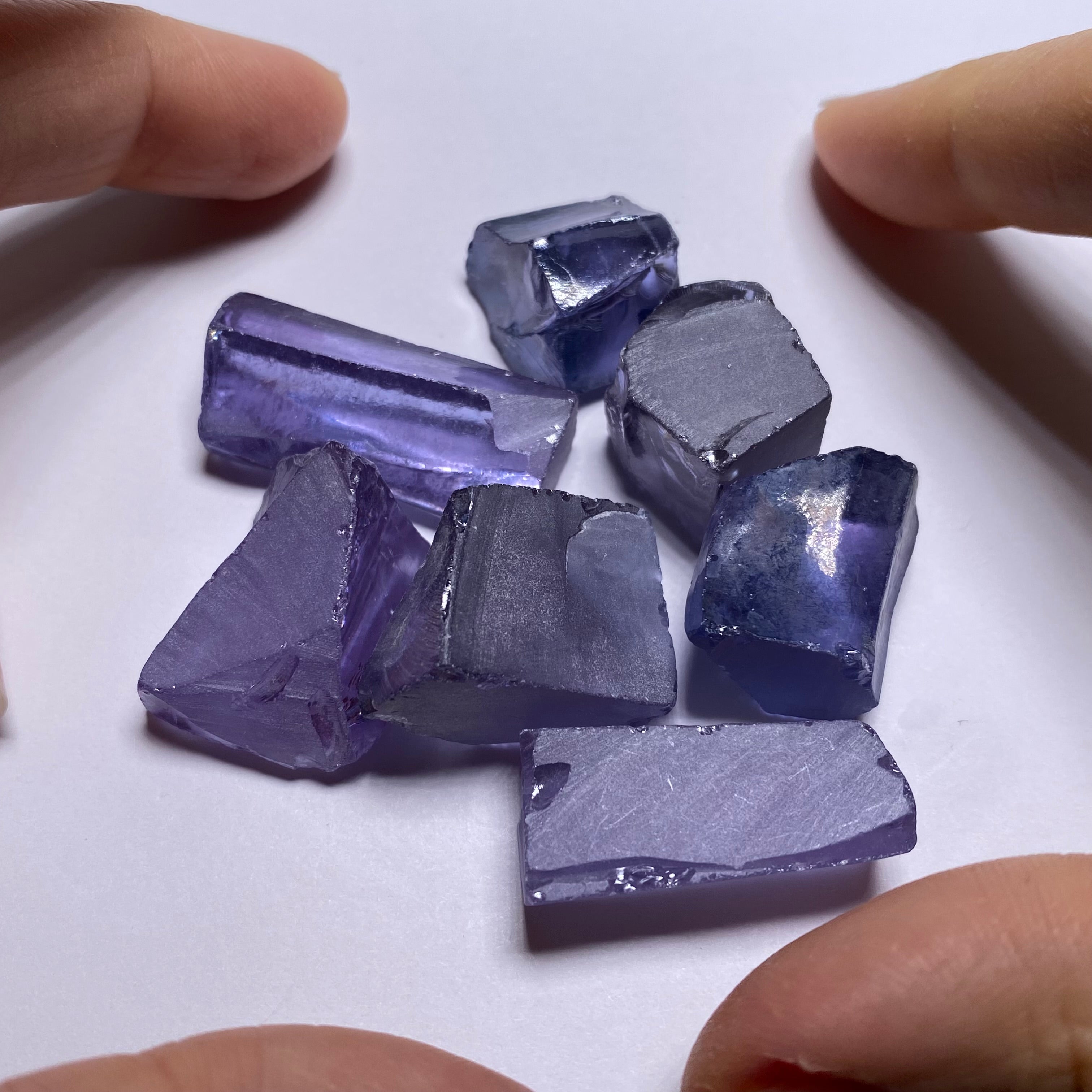 Color Shift Cubic Zirconia #4 Pink/Blue/Purple