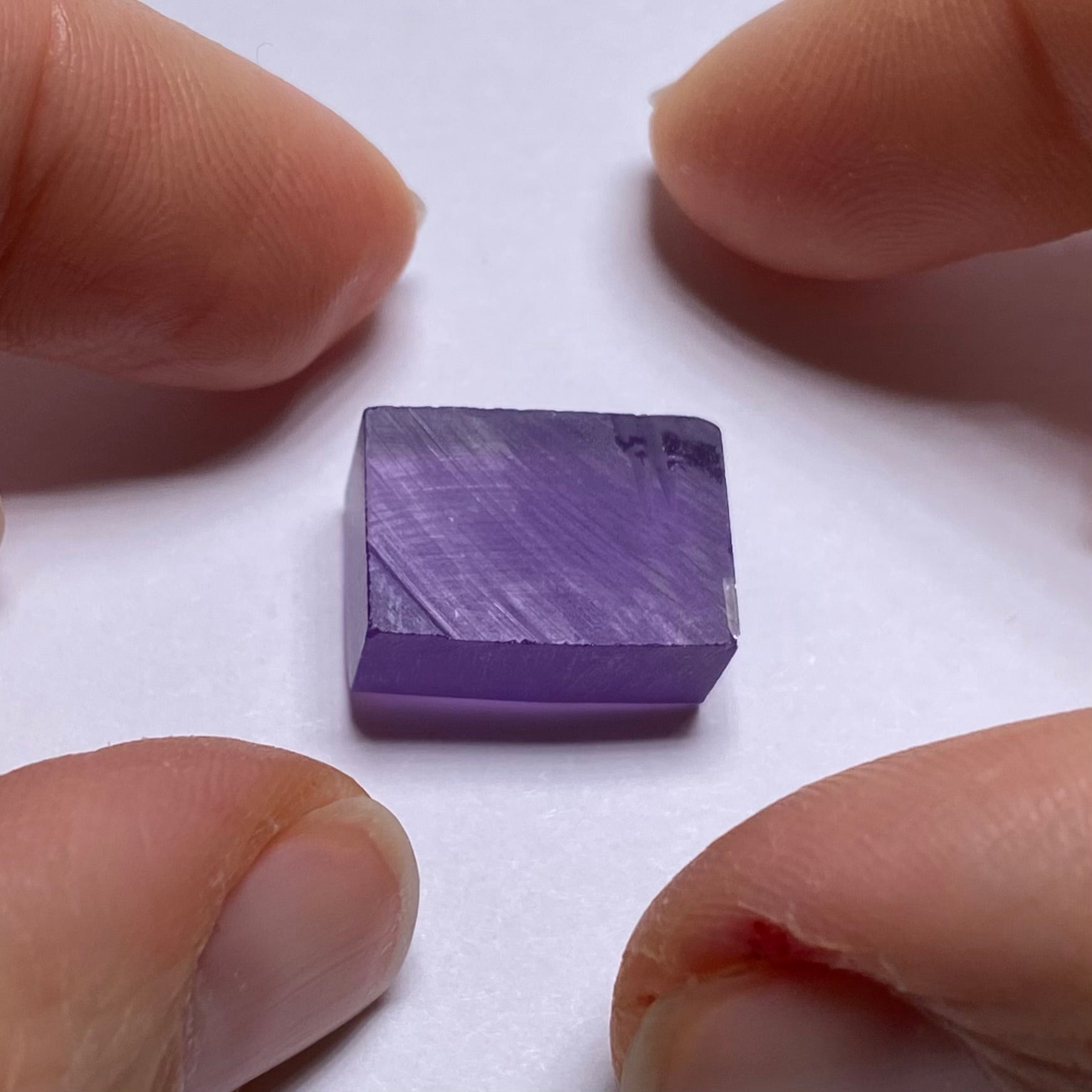 Violet lavender Corundum