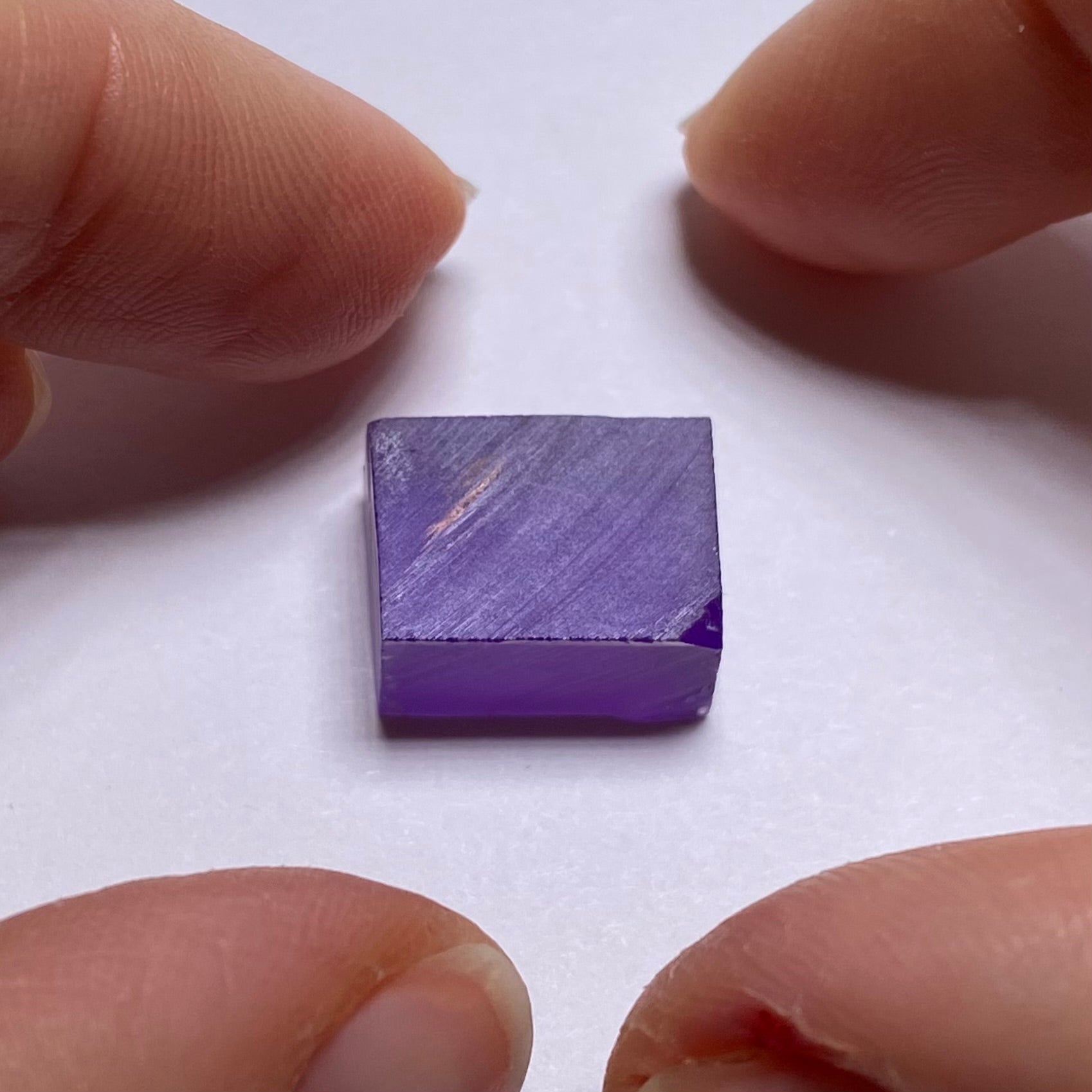 Pulled Czochralski Violet lavender Corundum