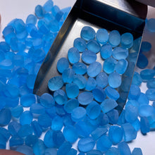 Load image into Gallery viewer, Electric Blue Topaz preforms 9 x 7 mm ovals - Brazil  BULK
