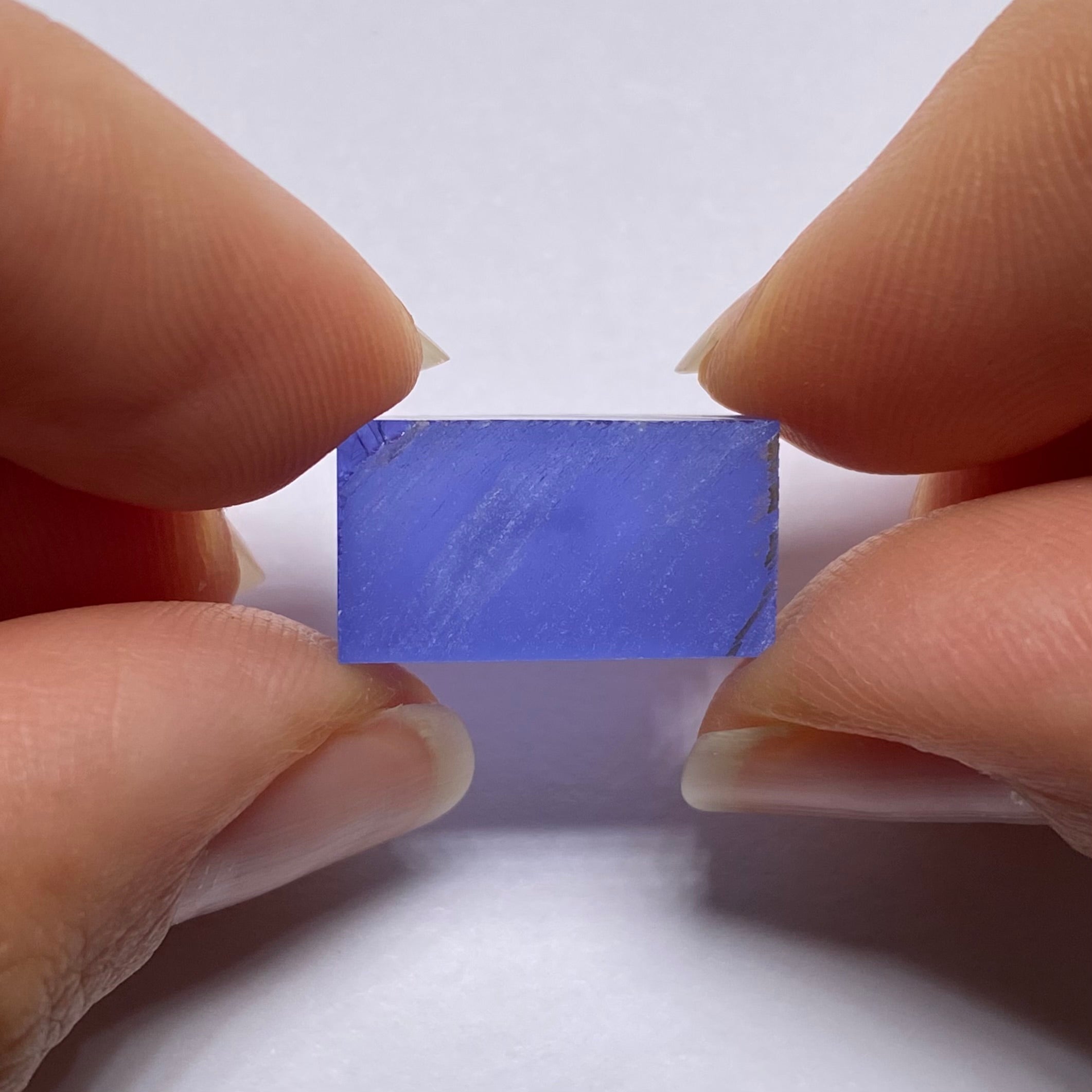 Pulled Czochralski Cornflower Blue Sapphire