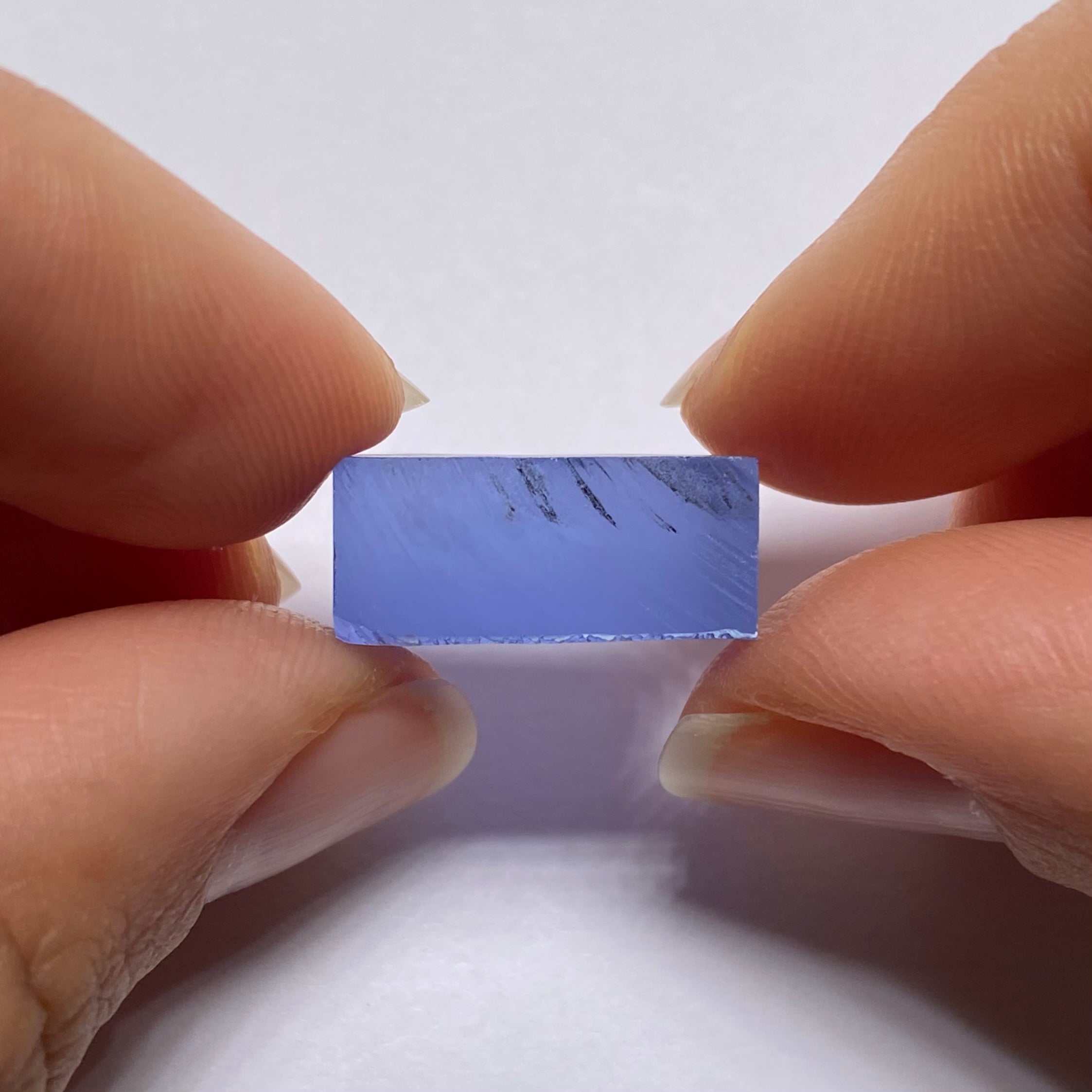 Pulled Czochralski Cornflower Blue Sapphire