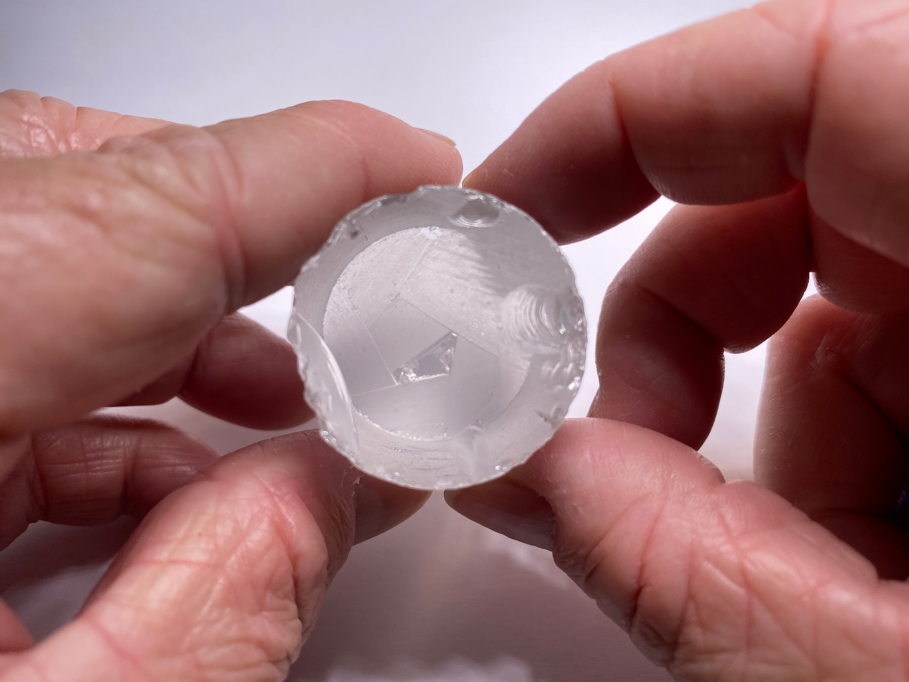 Clear Synthetic Corundum