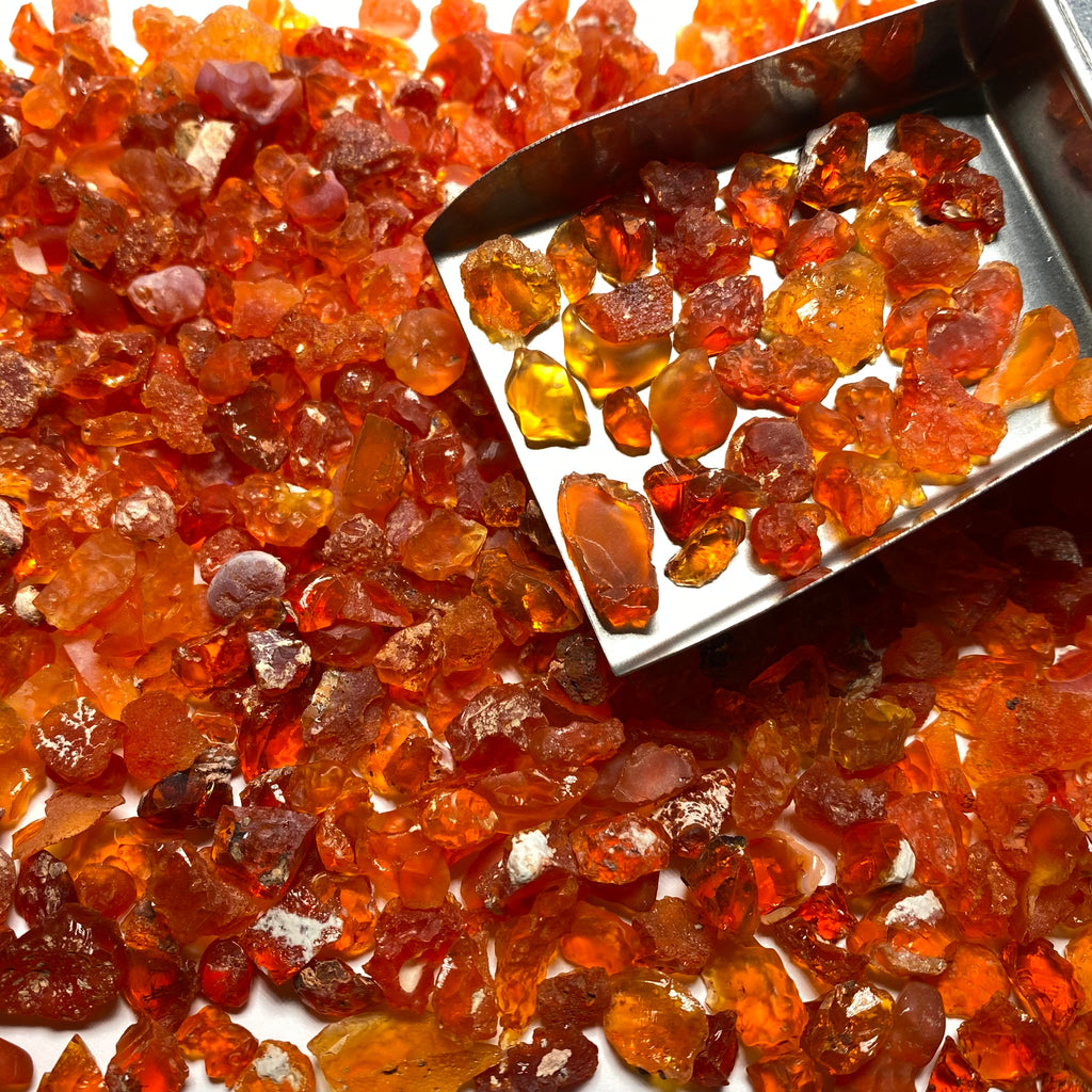 Orange Mexican Fire Opal - (Bulk)