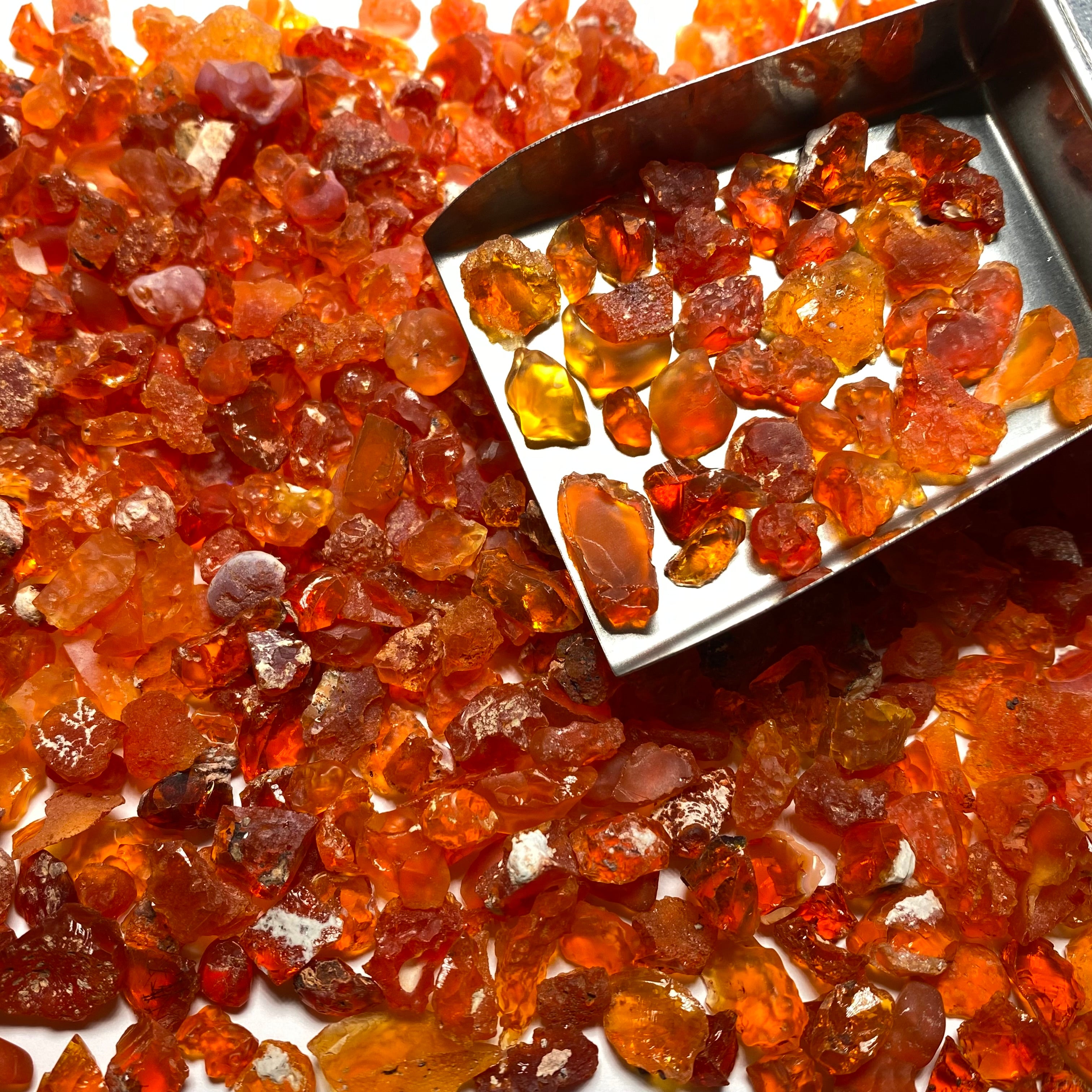 Orange Mexican Fire Opal - (Bulk)