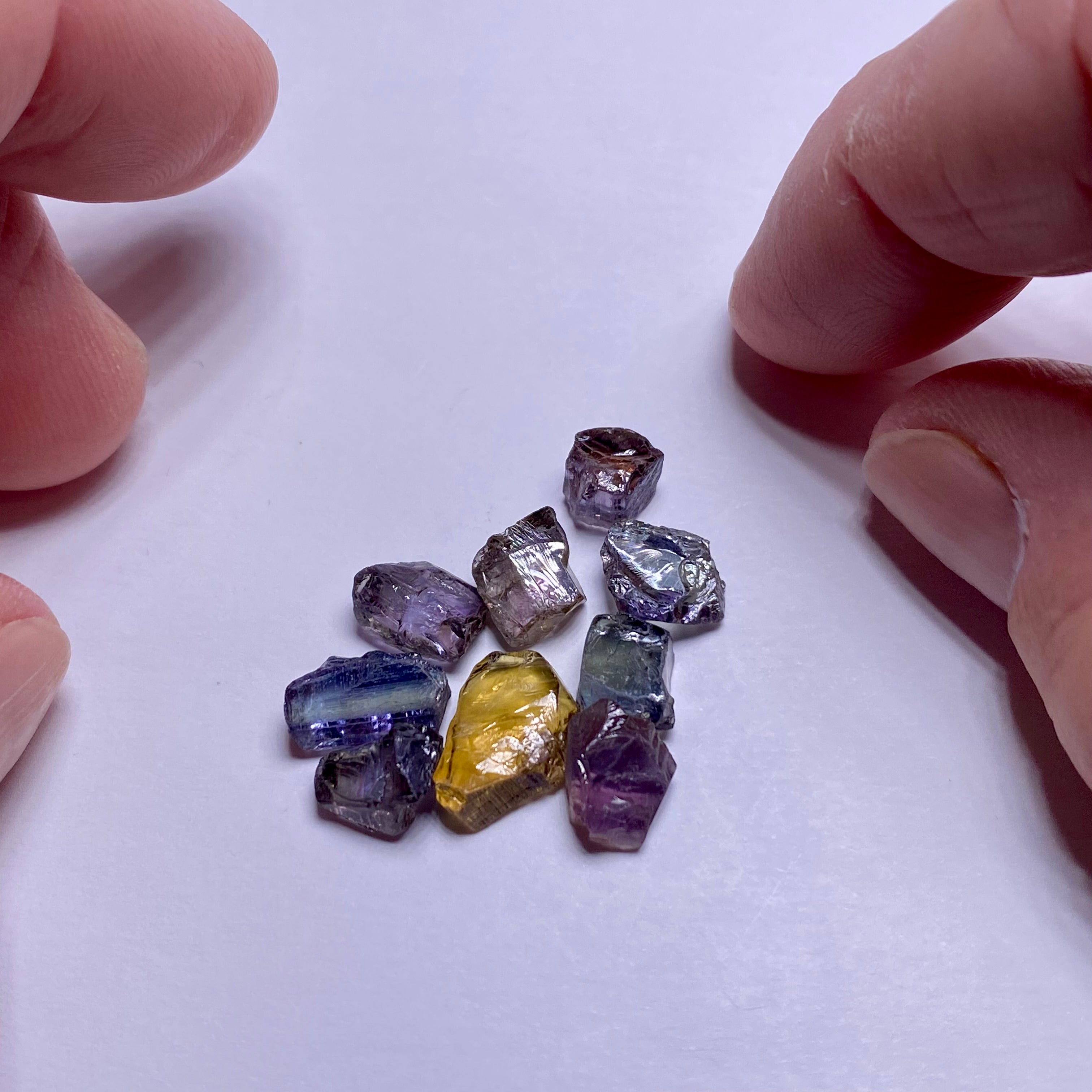 Fancy Color Tanzanite (unheated)
