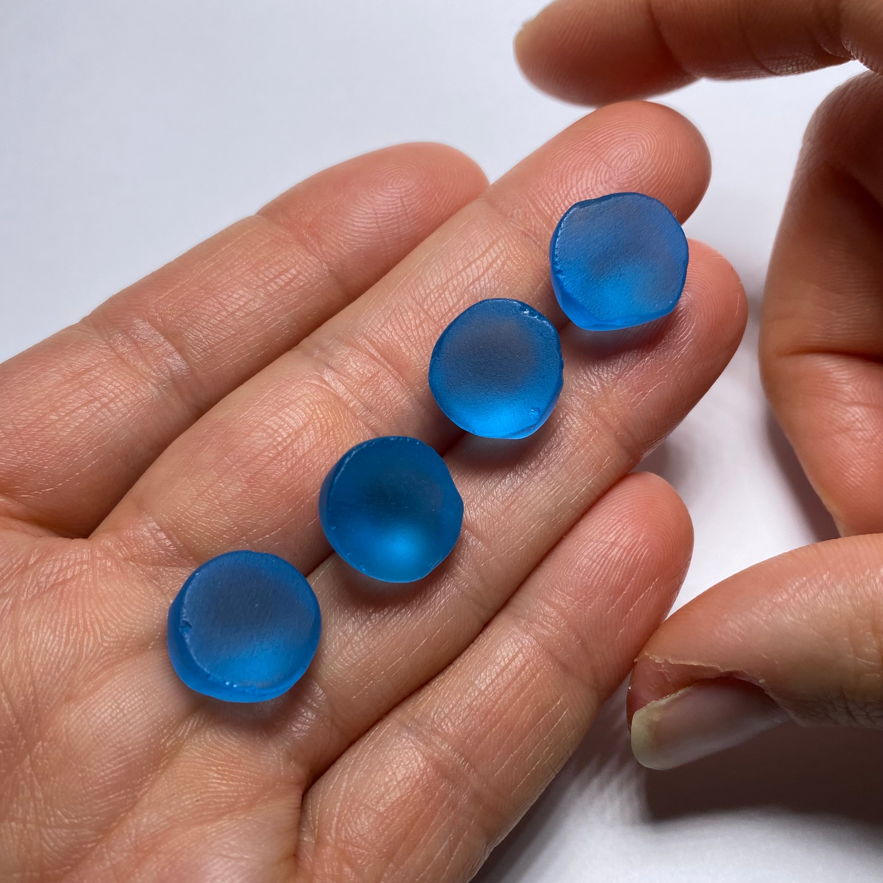 Electric Blue Topaz Preform - 13 mm