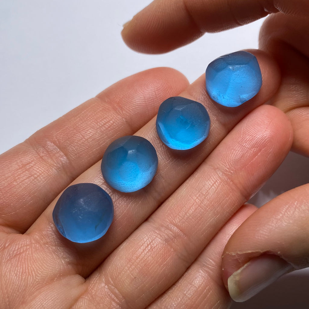 Electric Blue Topaz Preform - 13 mm