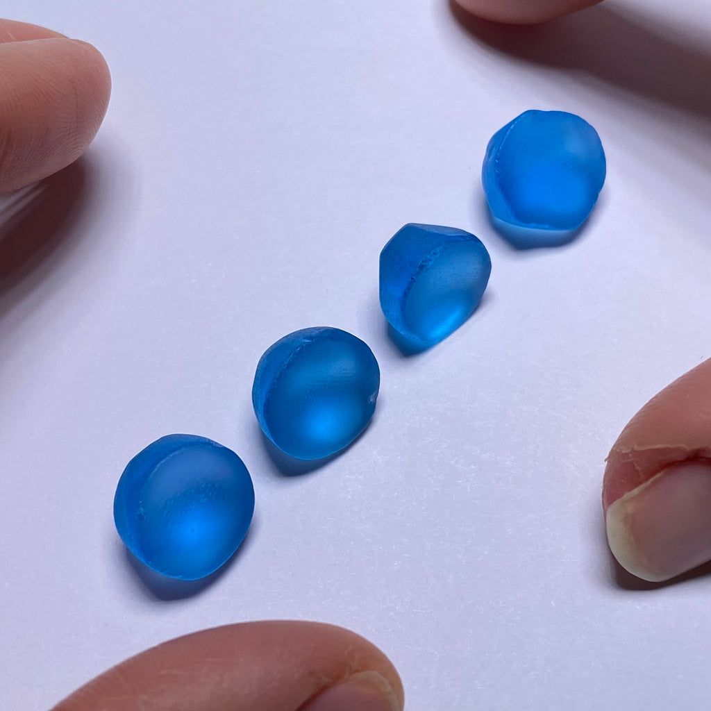 Electric Blue Topaz Preform - 13 mm