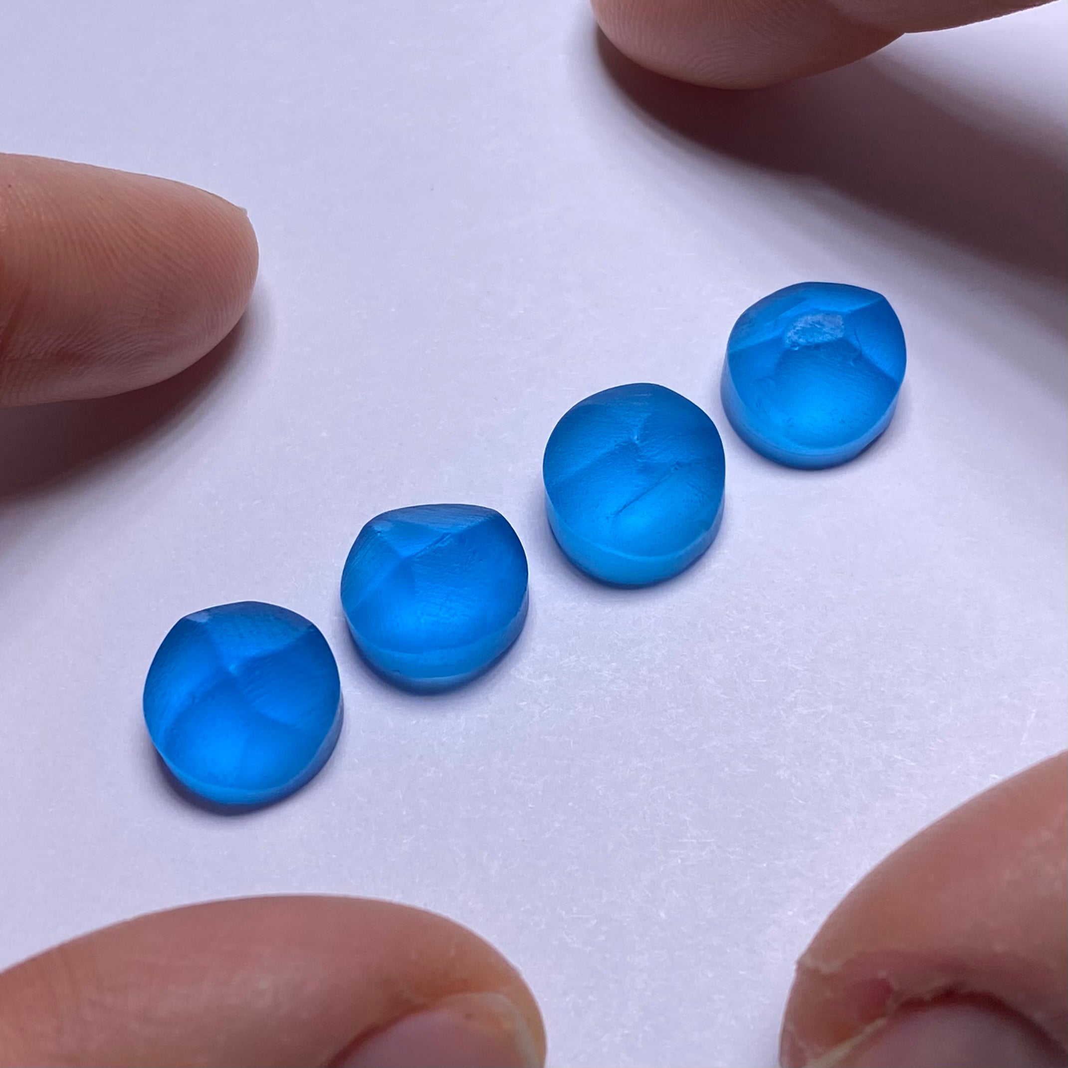 Electric Blue Topaz Preform - 11 mm