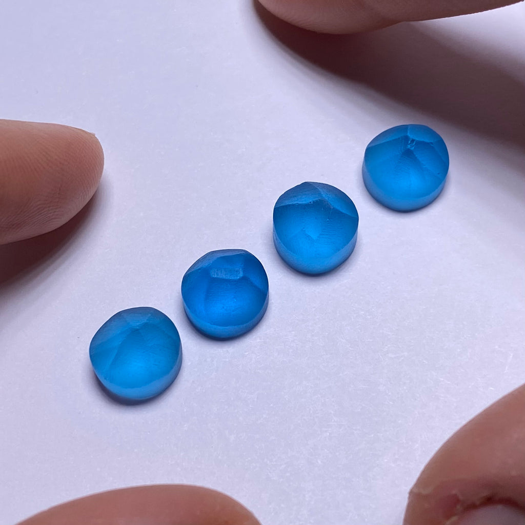 Electric Blue Topaz Preform - 10 mm