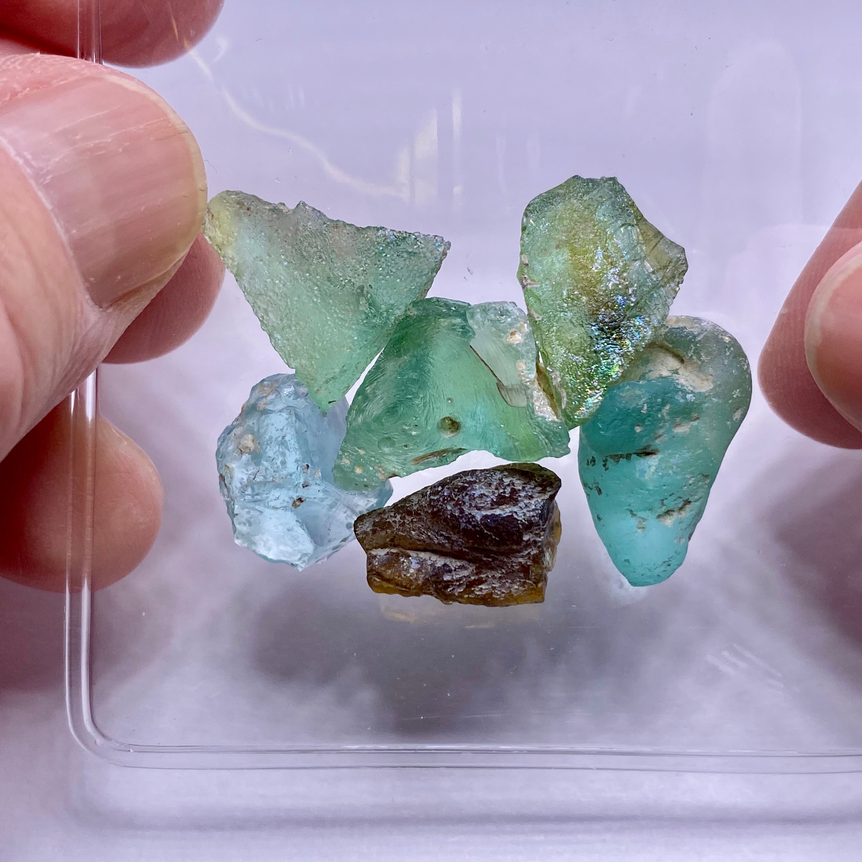 Ancient Roman Glass - Mount Carmel, Israel
