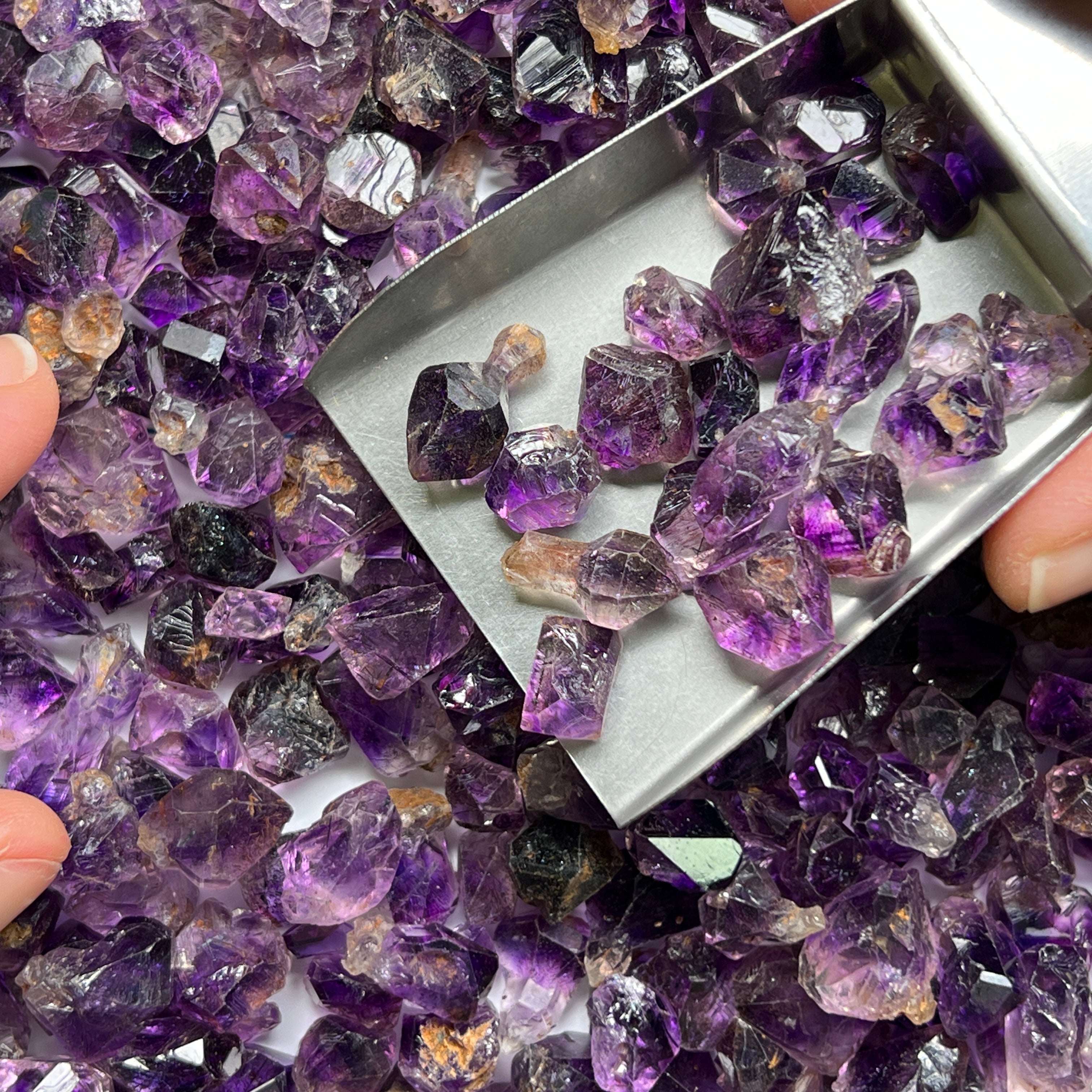 'Stained Glass' Amethyst - Tanzania  (BULK)
