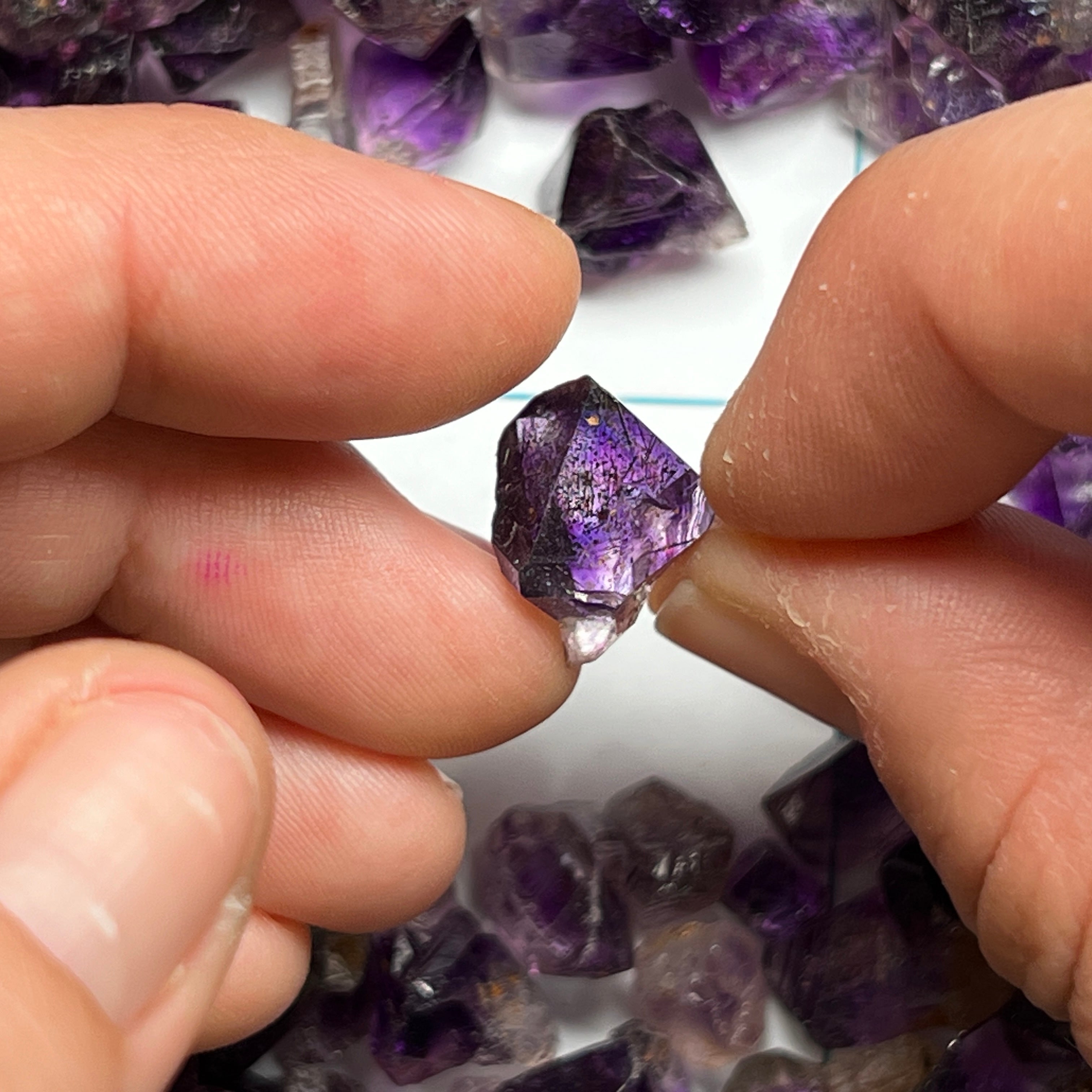 'Stained Glass' Amethyst - Tanzania  (BULK)