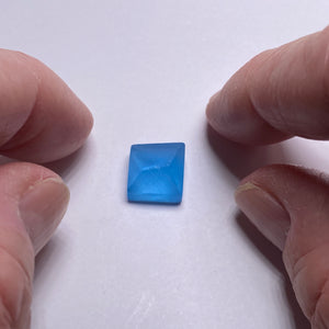 Electric Blue Topaz Square Preform