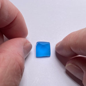 Electric Blue Topaz Square Preform