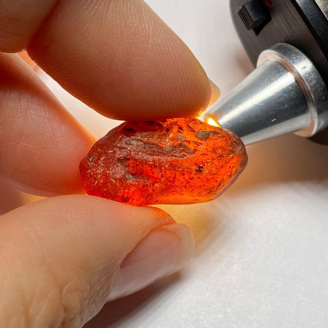 Orange Zircon - Tanzania