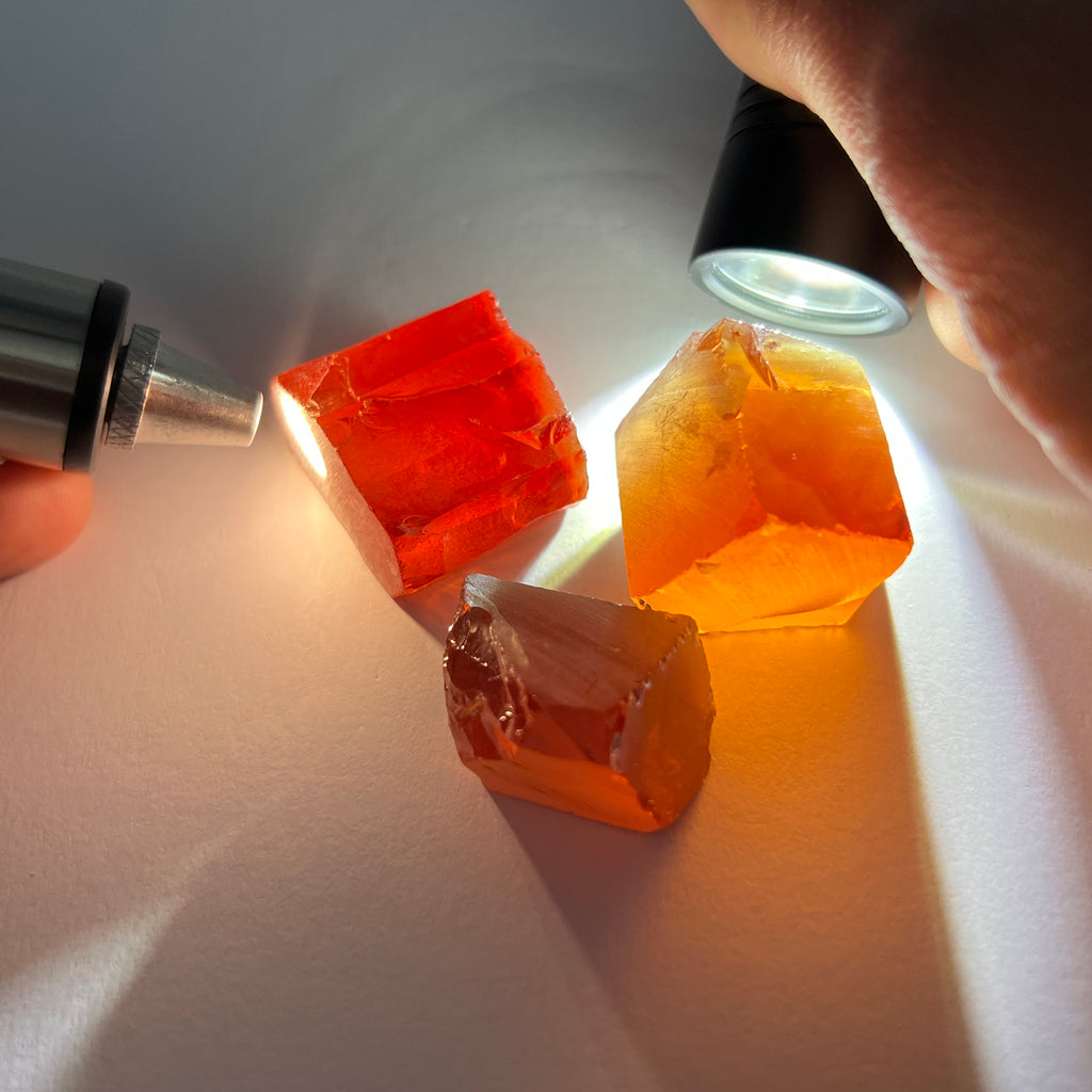 #4A Orange/Red CZ - Color Shift